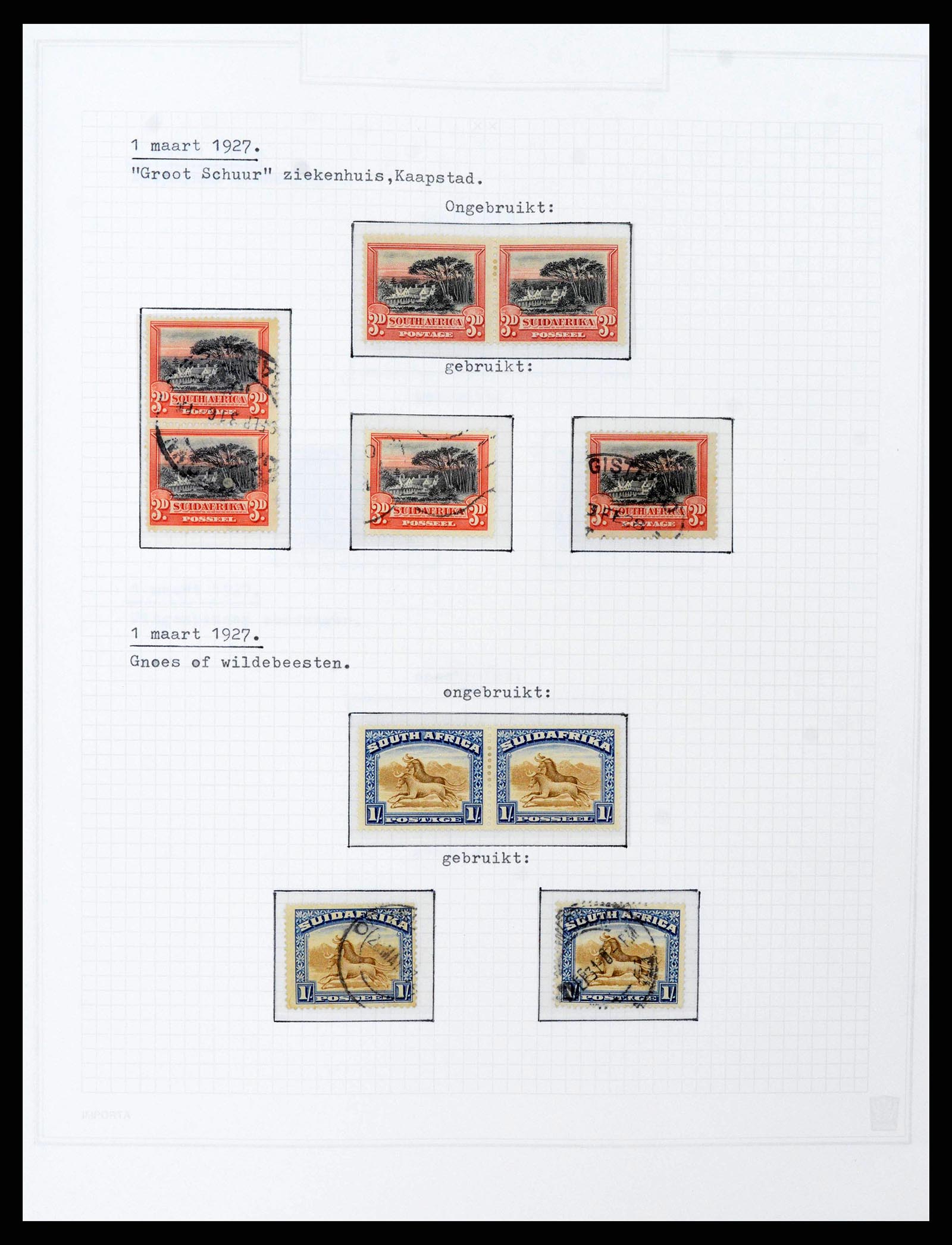 38050 0098 - Stamp collection 38050 South Africa and territories 1855-2008.