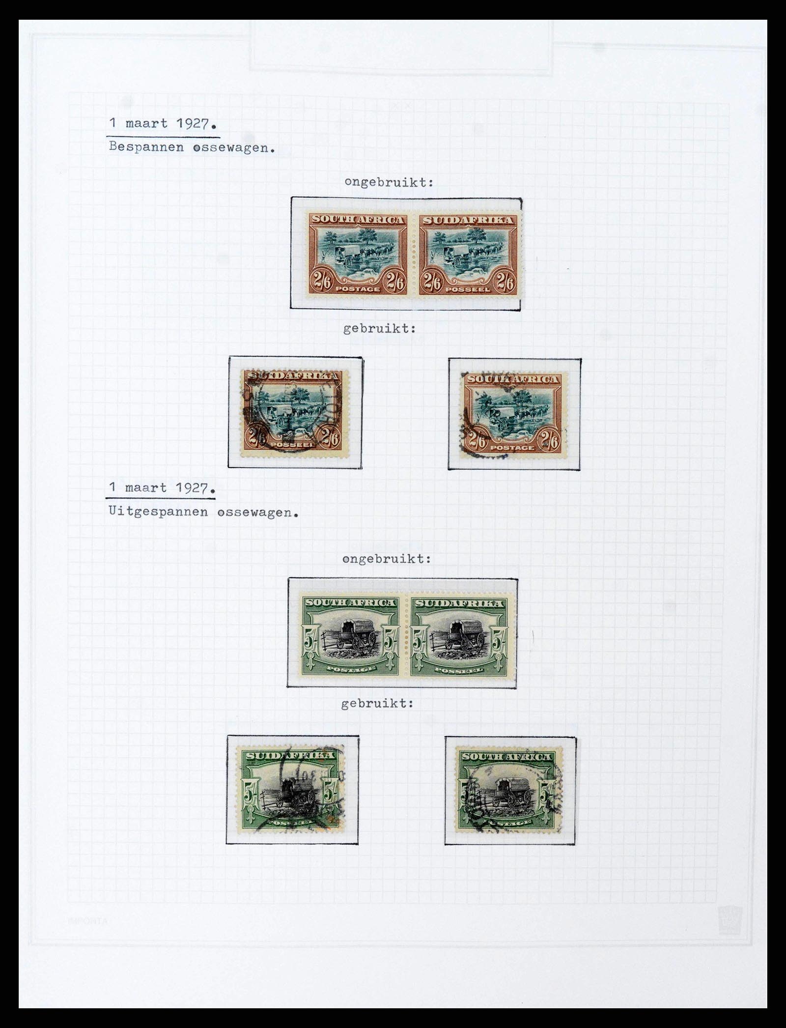 38050 0099 - Stamp collection 38050 South Africa and territories 1855-2008.