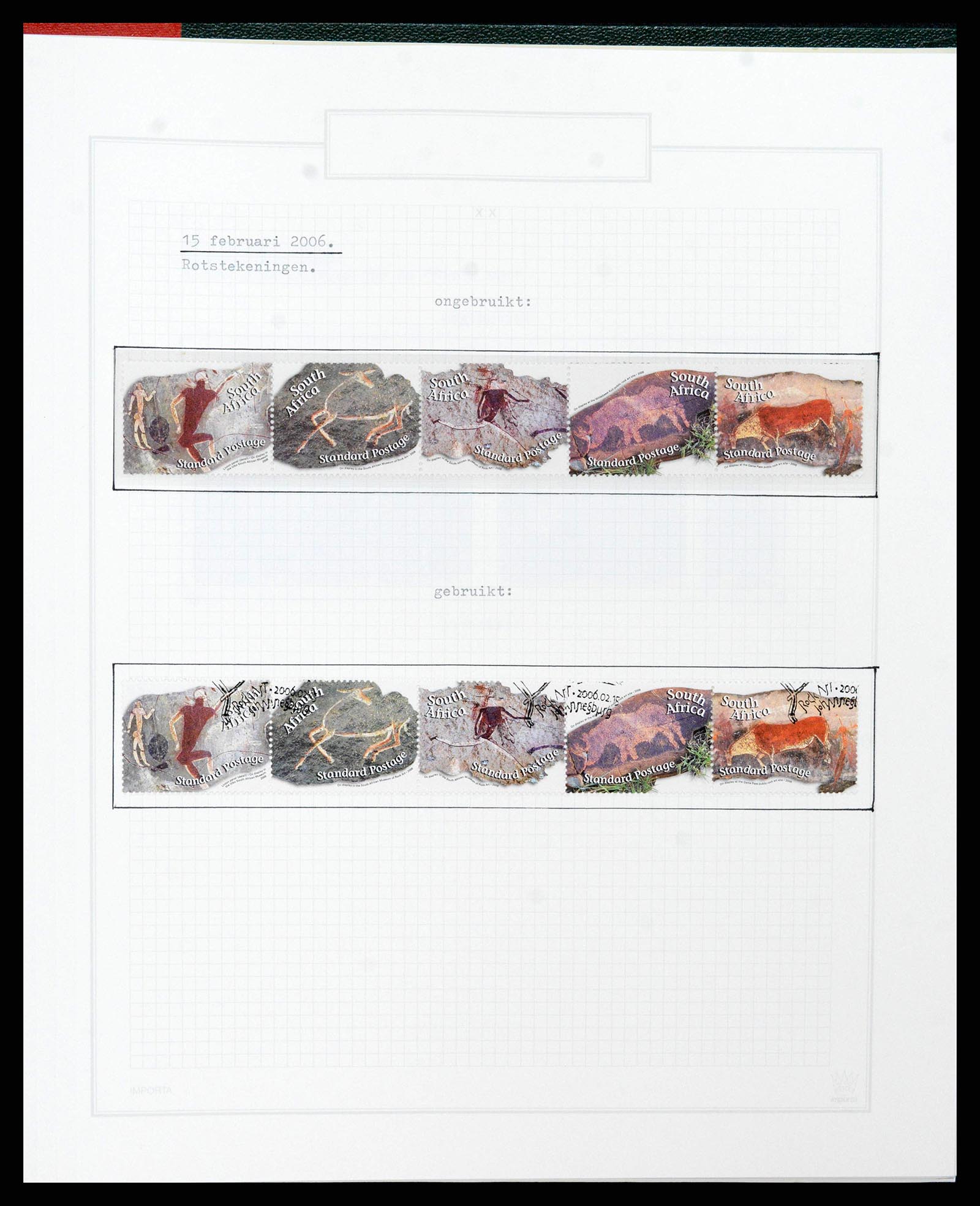 38050 0730 - Stamp collection 38050 South Africa and territories 1855-2008.