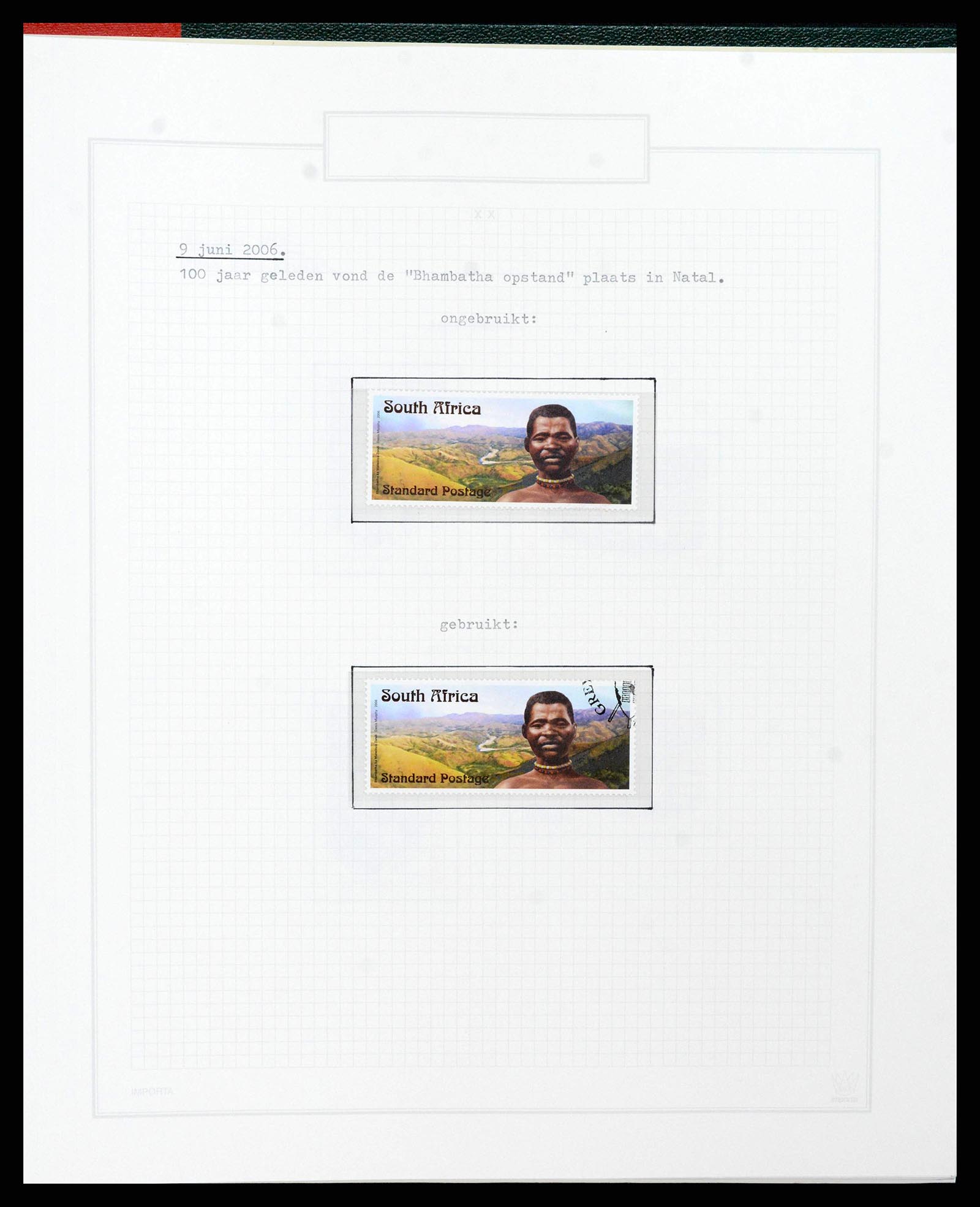 38050 0734 - Stamp collection 38050 South Africa and territories 1855-2008.