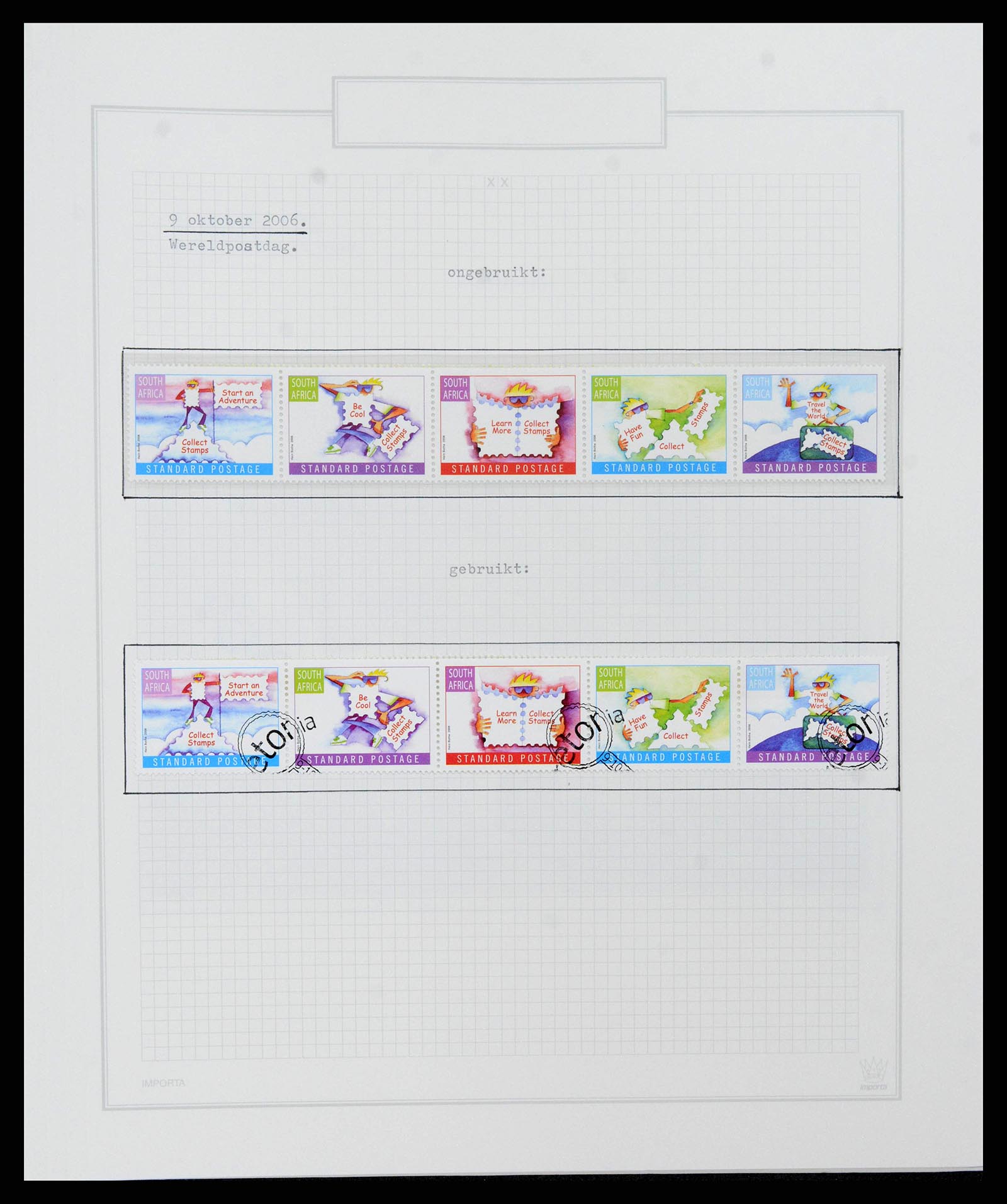 38050 0741 - Stamp collection 38050 South Africa and territories 1855-2008.