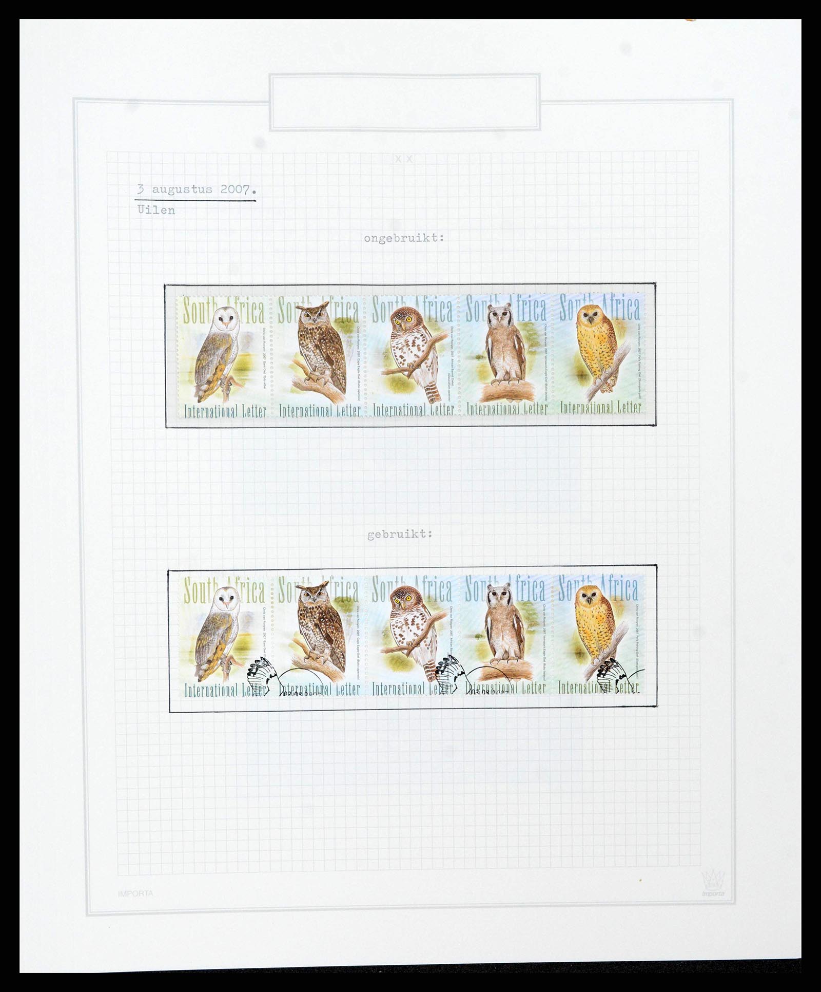 38050 0745 - Stamp collection 38050 South Africa and territories 1855-2008.