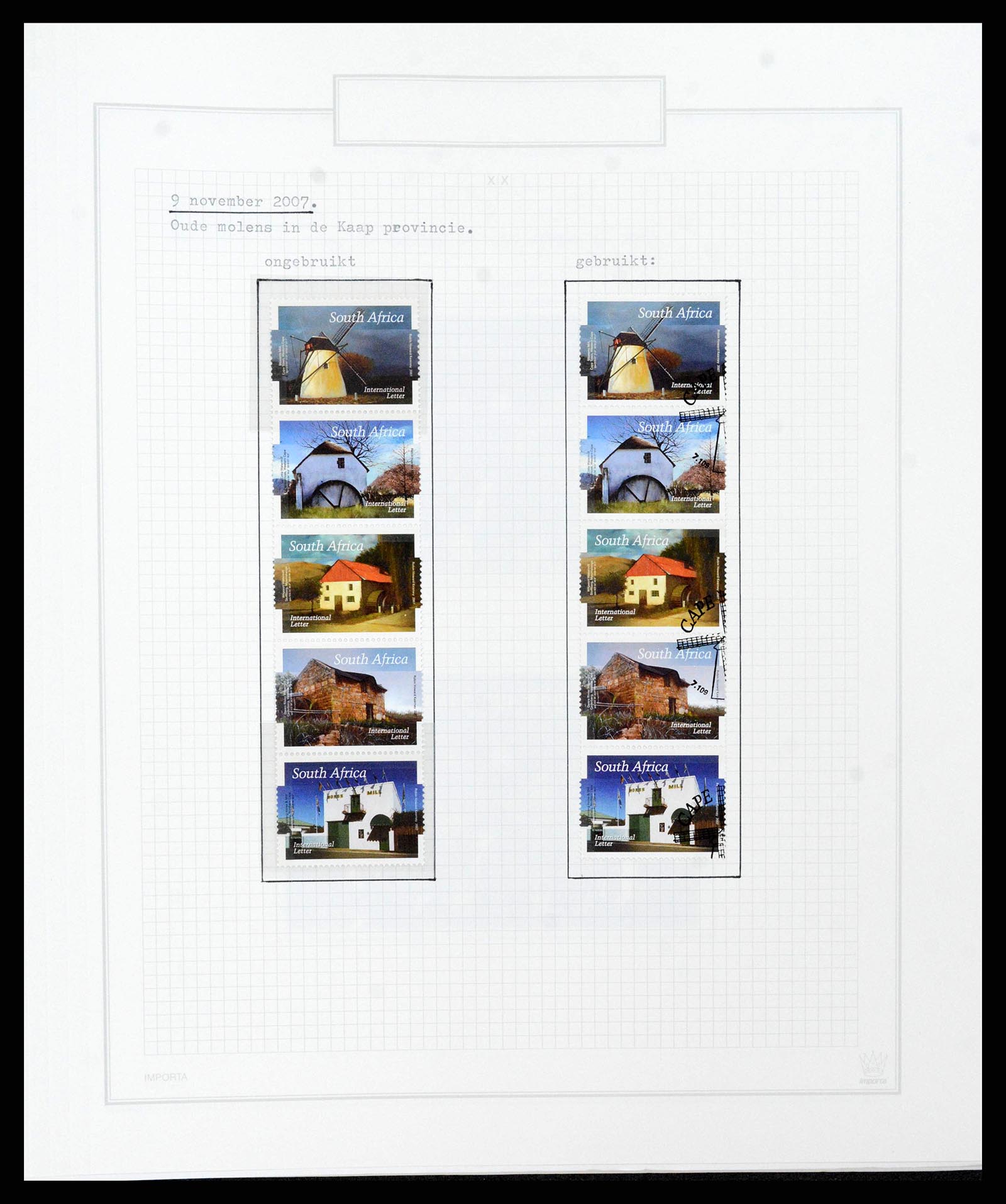 38050 0751 - Stamp collection 38050 South Africa and territories 1855-2008.