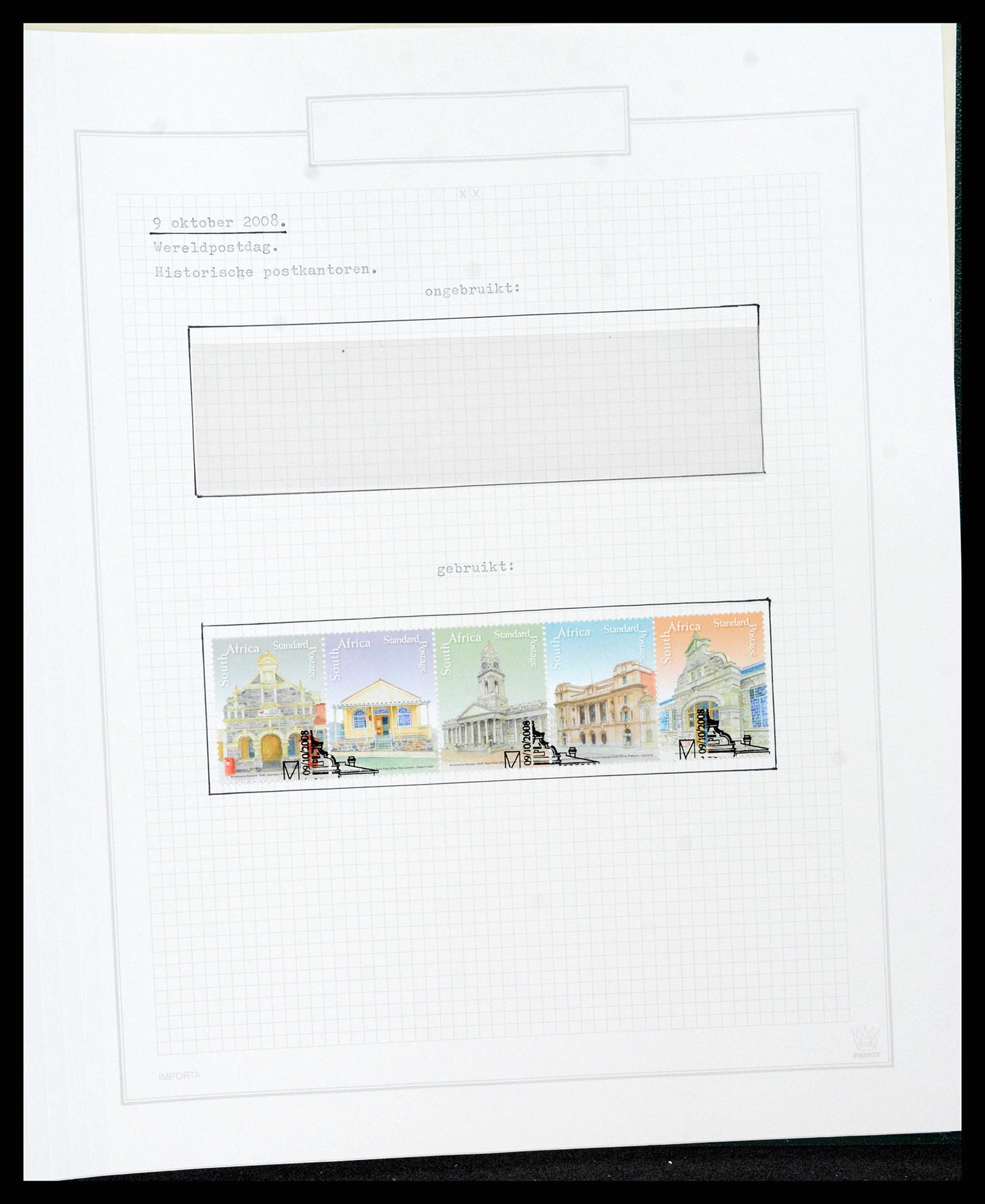 38050 0765 - Postzegelverzameling 38050 Zuid Afrika en gebieden 1855-2008.