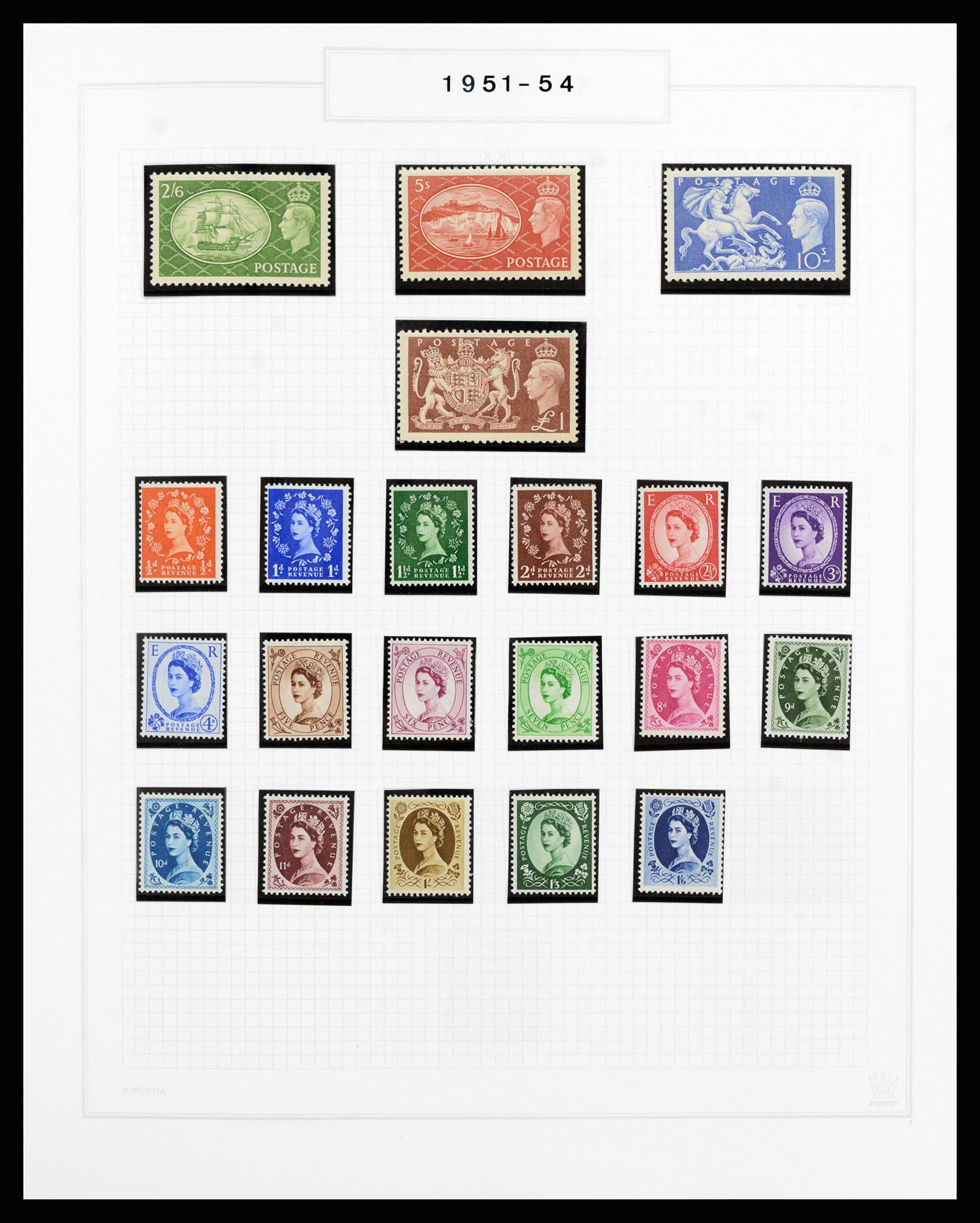 38051 005 - Postzegelverzameling 38051 Engeland 1924-1992.