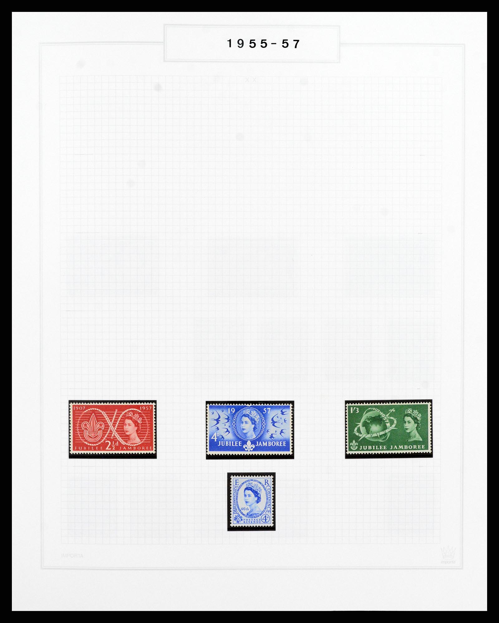 38051 006 - Postzegelverzameling 38051 Engeland 1924-1992.