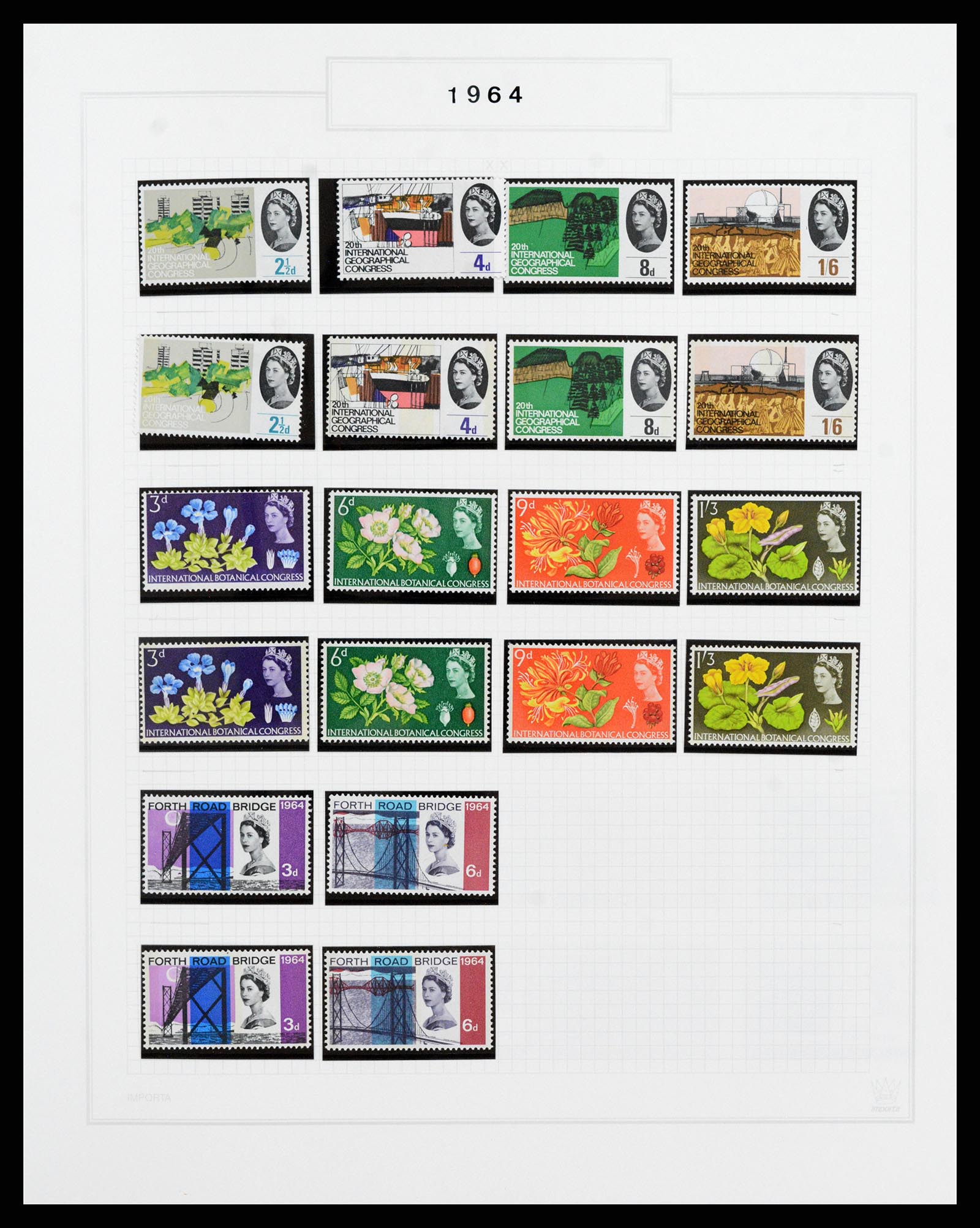 38051 010 - Postzegelverzameling 38051 Engeland 1924-1992.