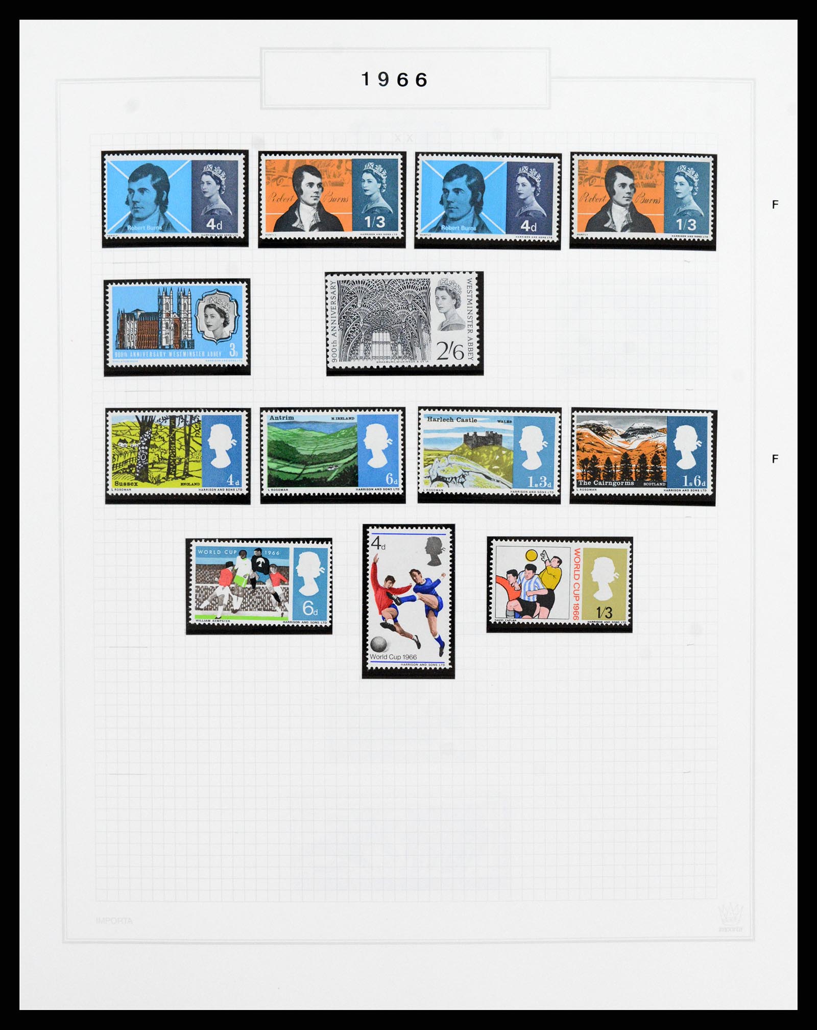 38051 013 - Postzegelverzameling 38051 Engeland 1924-1992.