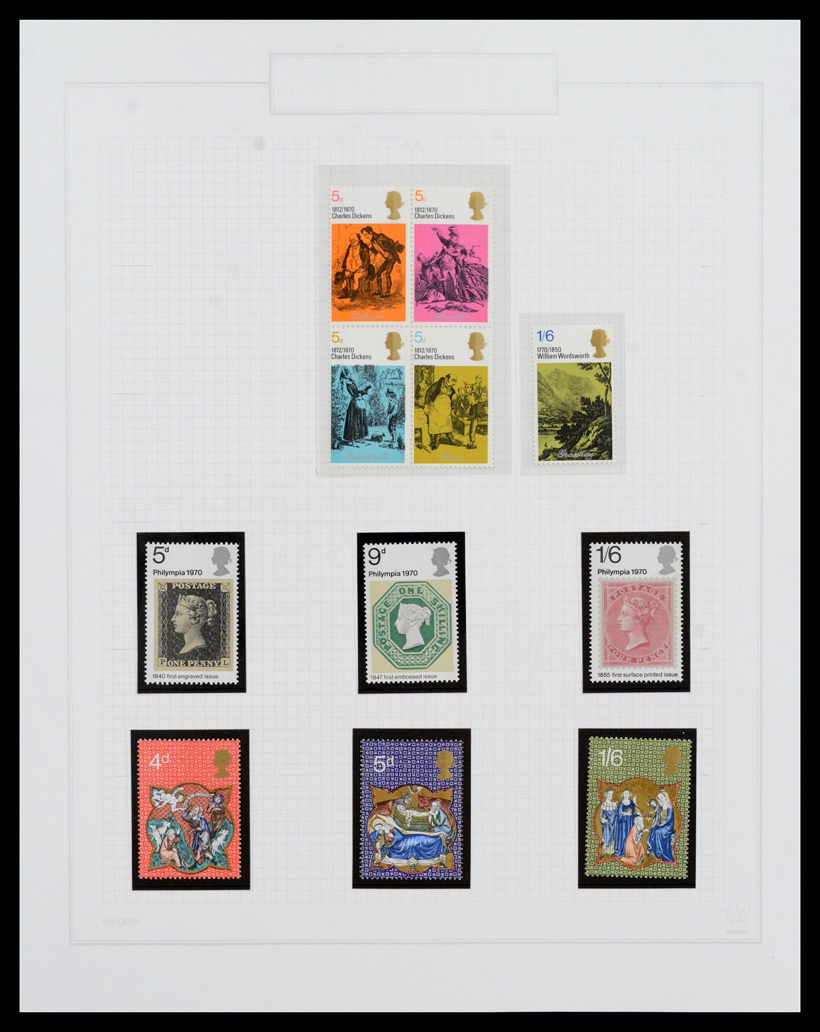 38051 025 - Postzegelverzameling 38051 Engeland 1924-1992.