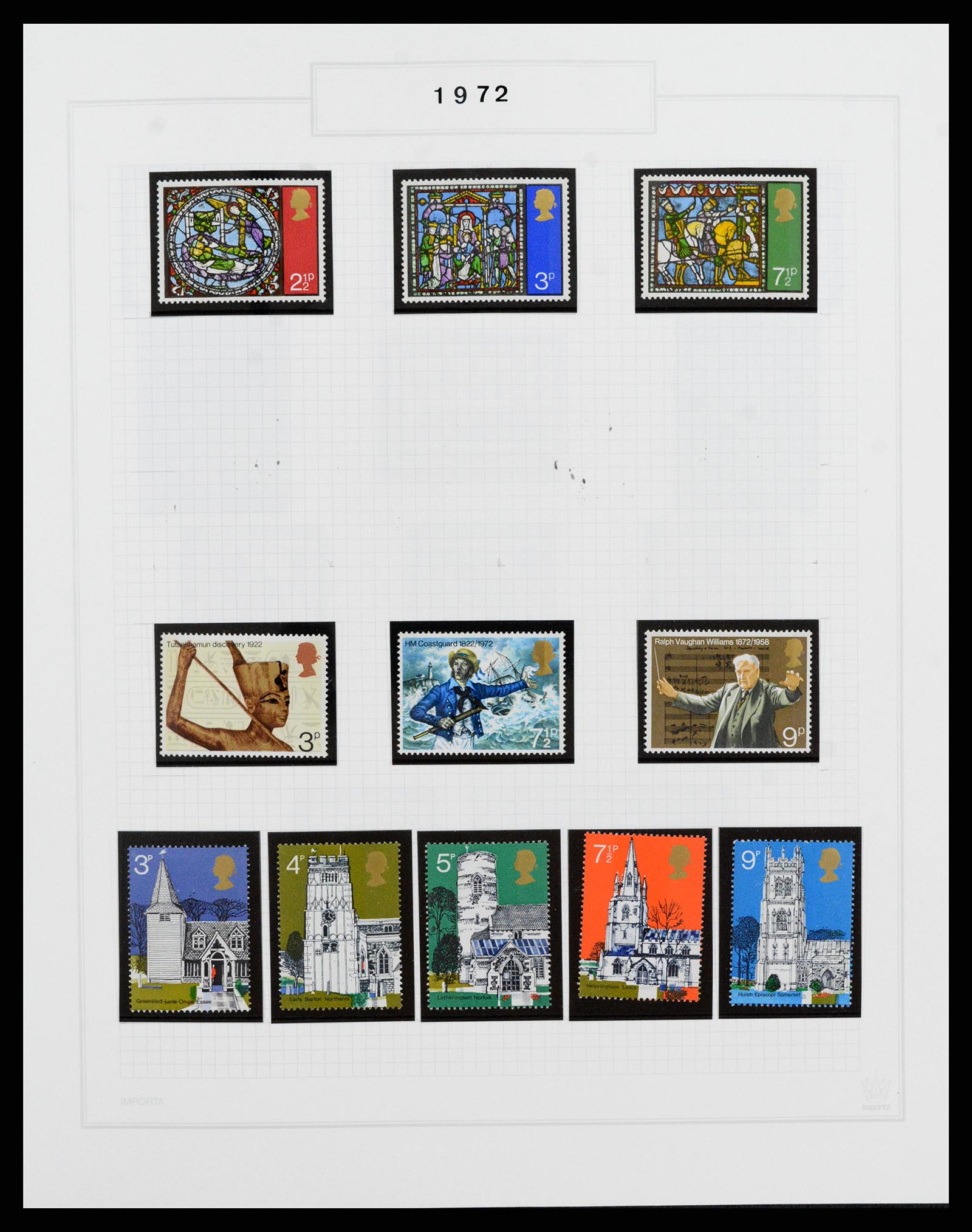 38051 028 - Postzegelverzameling 38051 Engeland 1924-1992.