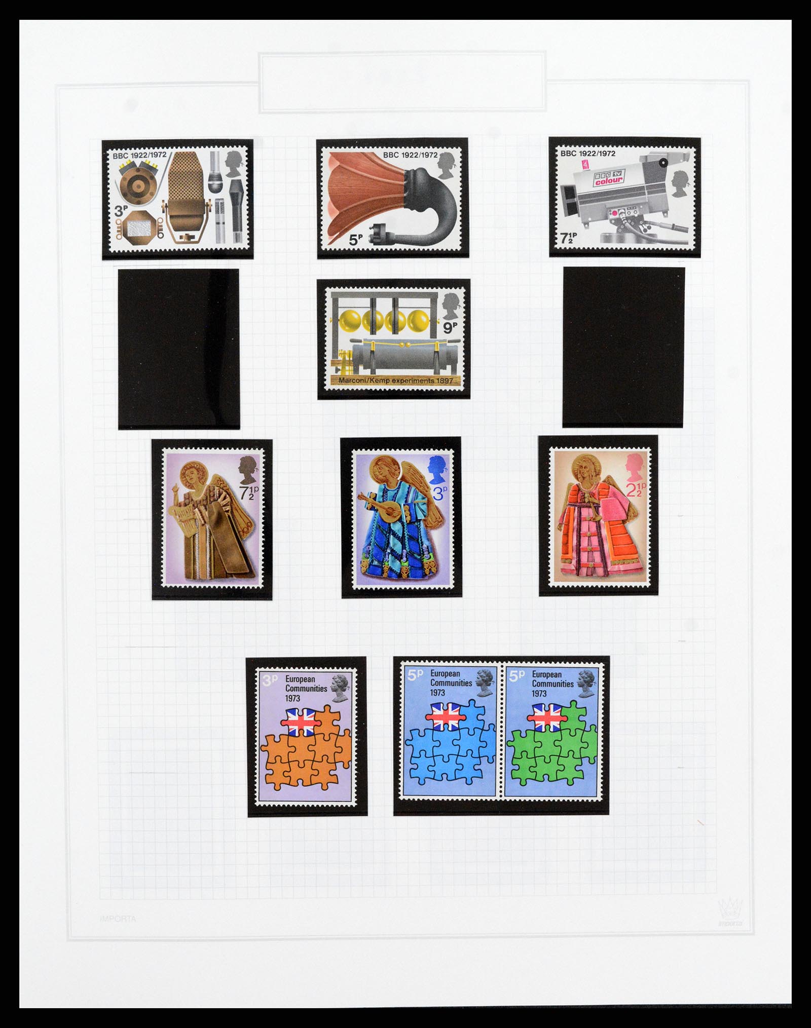 38051 029 - Postzegelverzameling 38051 Engeland 1924-1992.