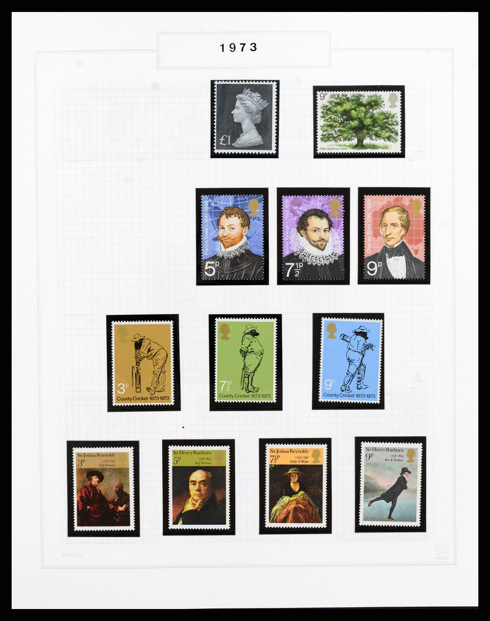 38051 030 - Postzegelverzameling 38051 Engeland 1924-1992.