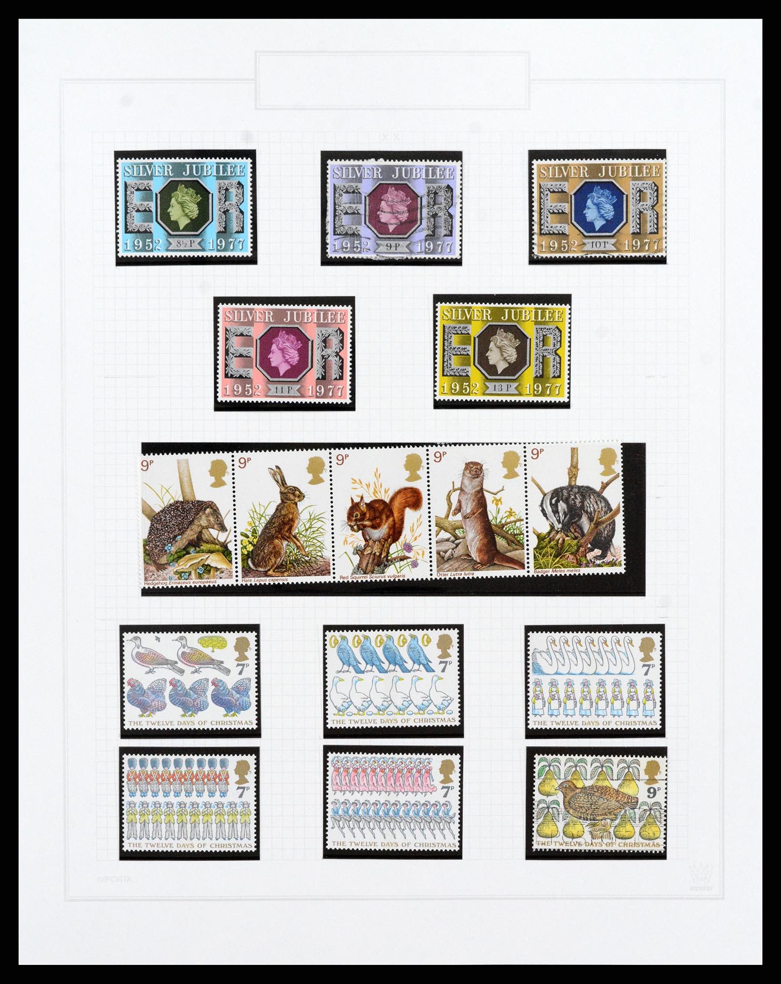 38051 040 - Postzegelverzameling 38051 Engeland 1924-1992.