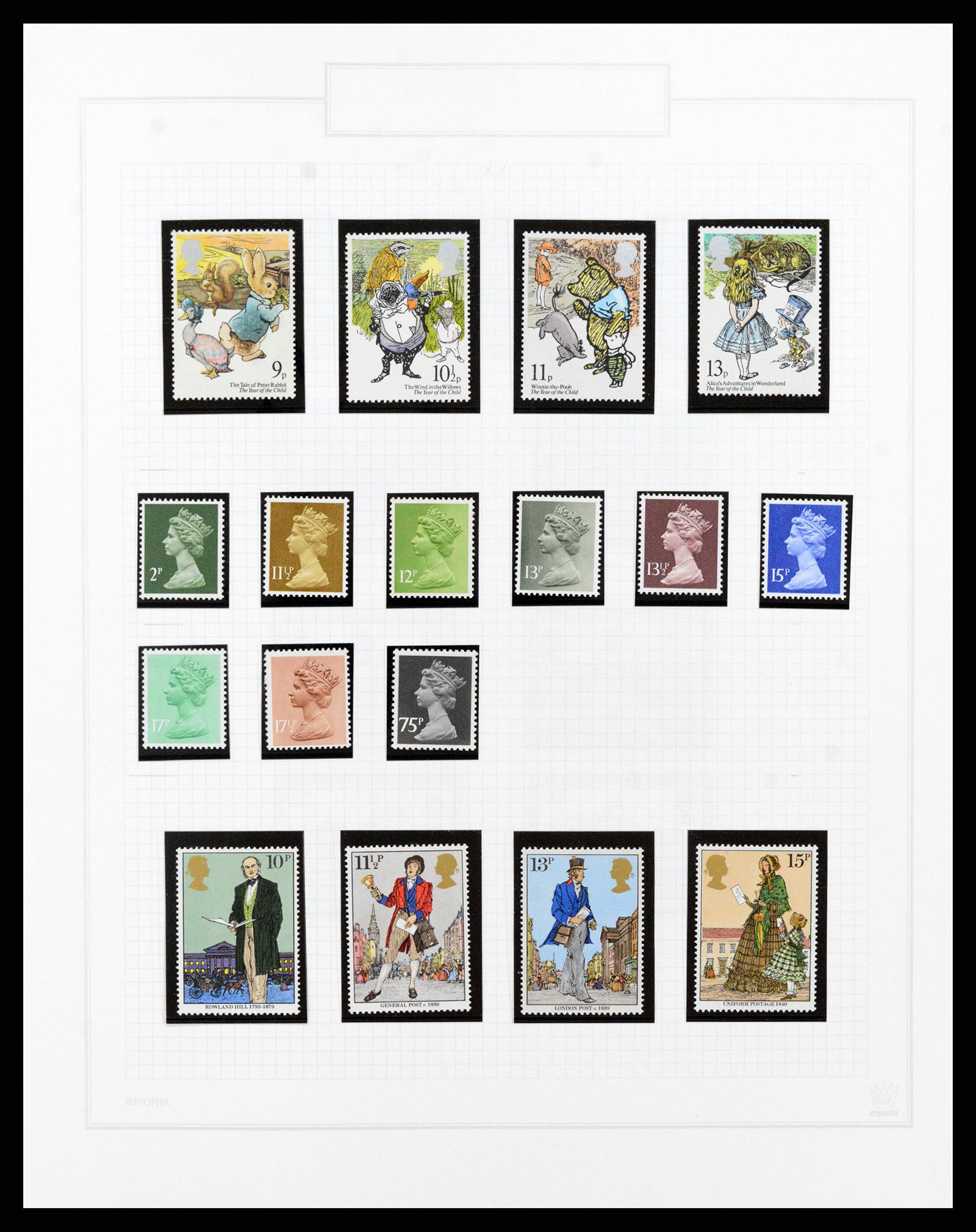 38051 044 - Postzegelverzameling 38051 Engeland 1924-1992.