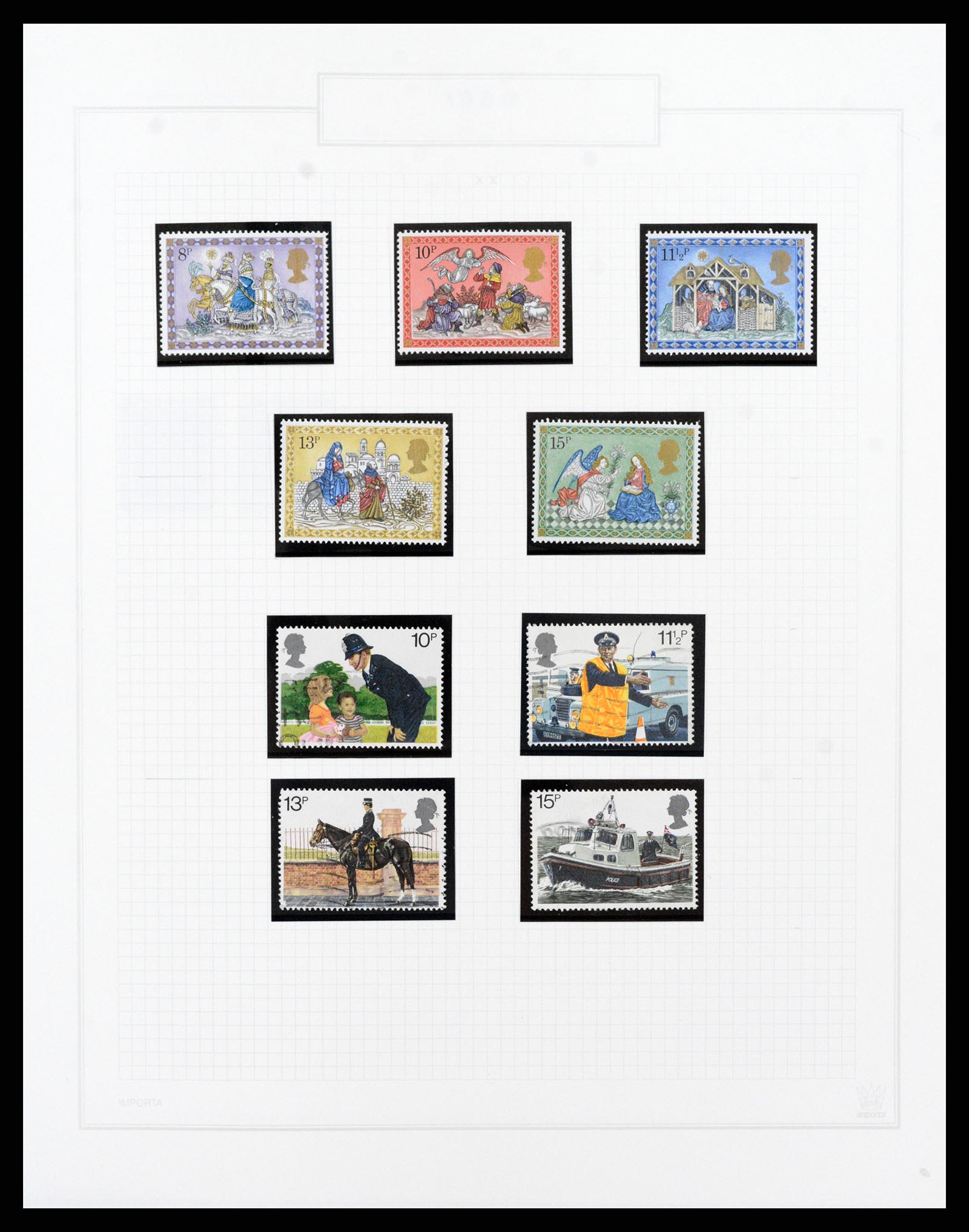 38051 045 - Postzegelverzameling 38051 Engeland 1924-1992.