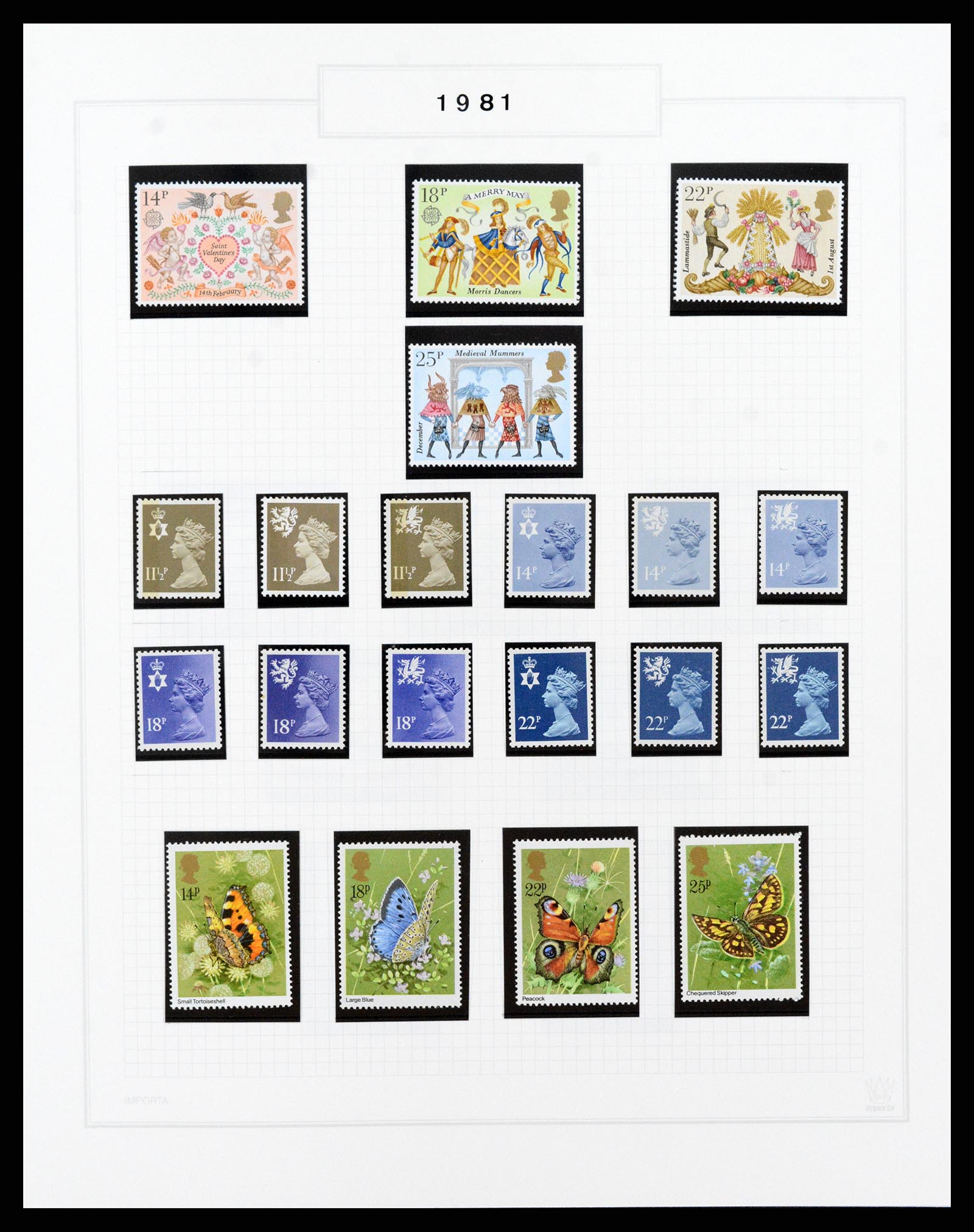 38051 049 - Postzegelverzameling 38051 Engeland 1924-1992.