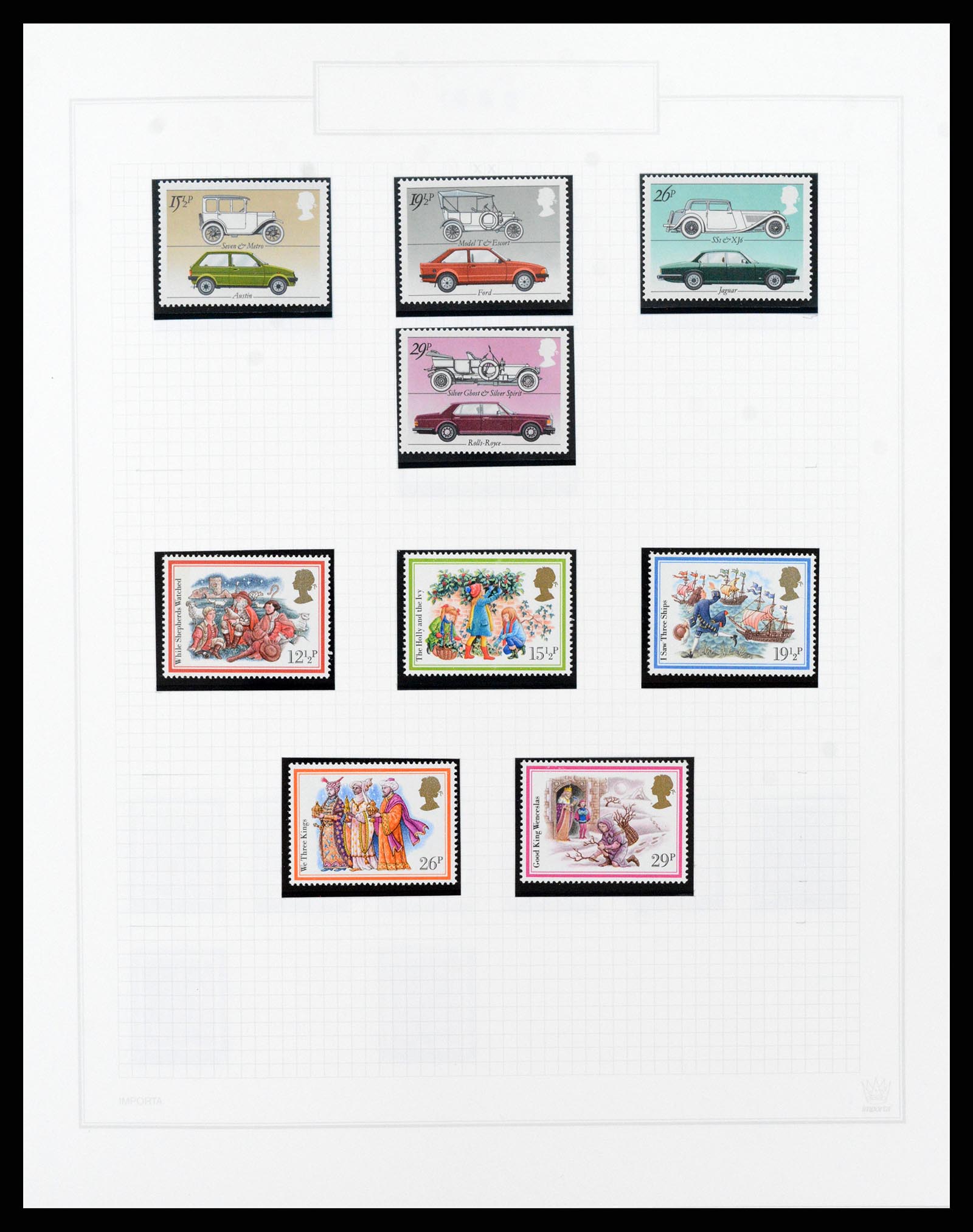 38051 054 - Postzegelverzameling 38051 Engeland 1924-1992.