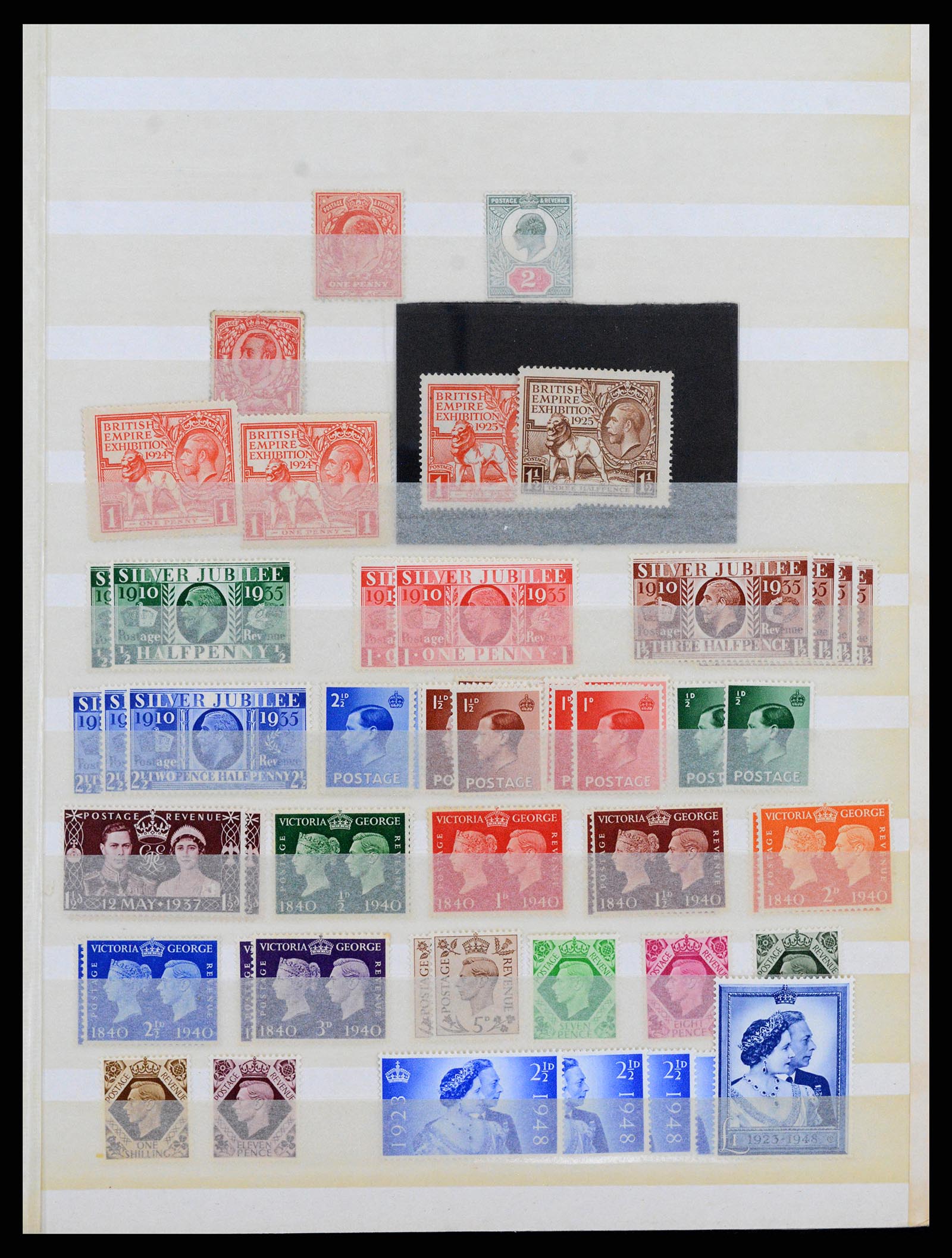 38052 0001 - Stamp collection 38052 Great Britain MNH 1924-1993.