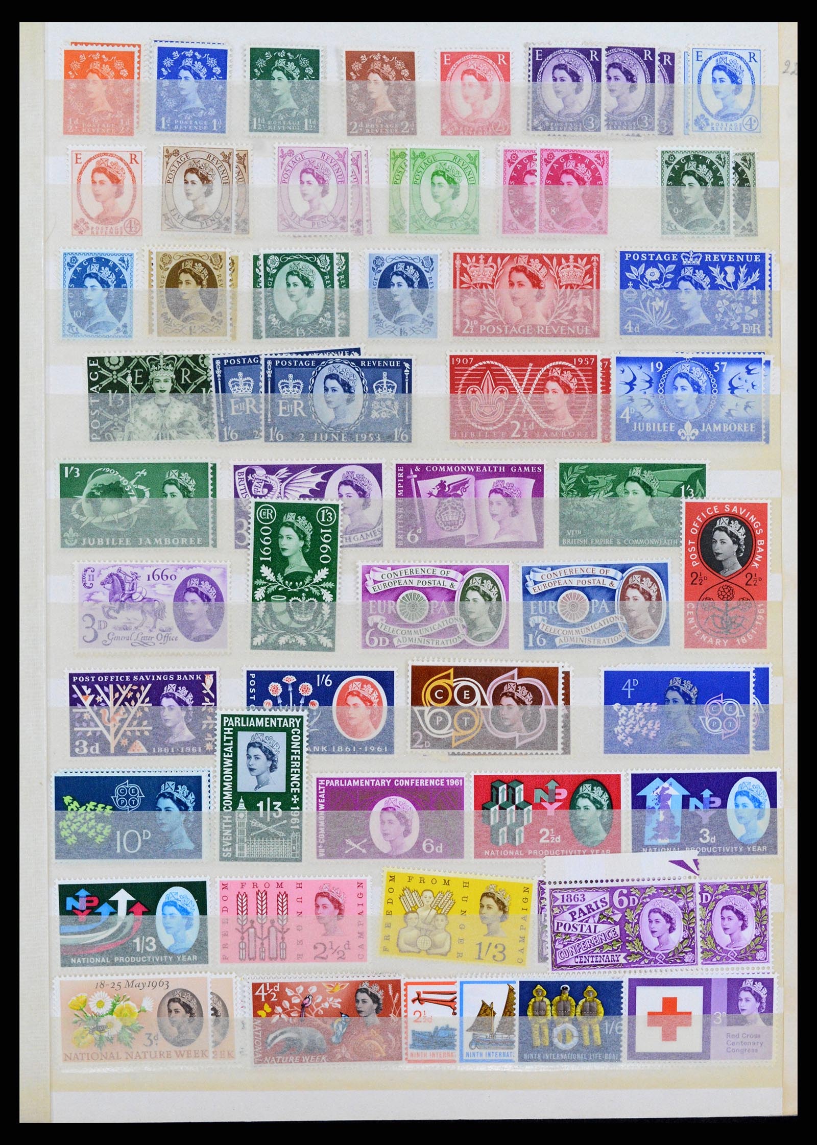 38052 0003 - Postzegelverzameling 38052 Engeland postfris 1924-1993.