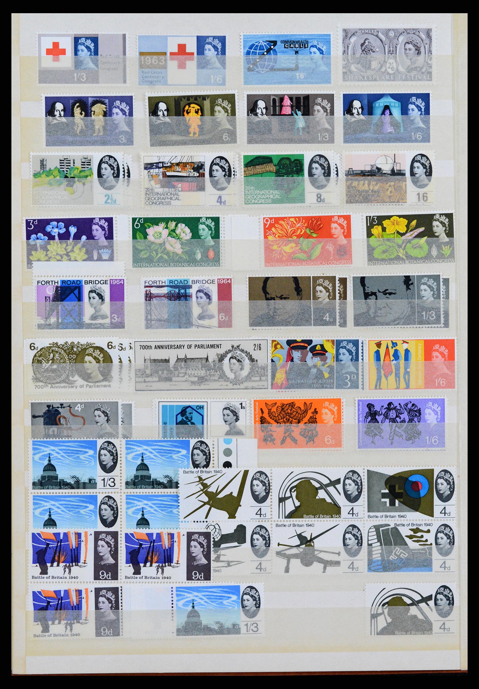 38052 0004 - Postzegelverzameling 38052 Engeland postfris 1924-1993.