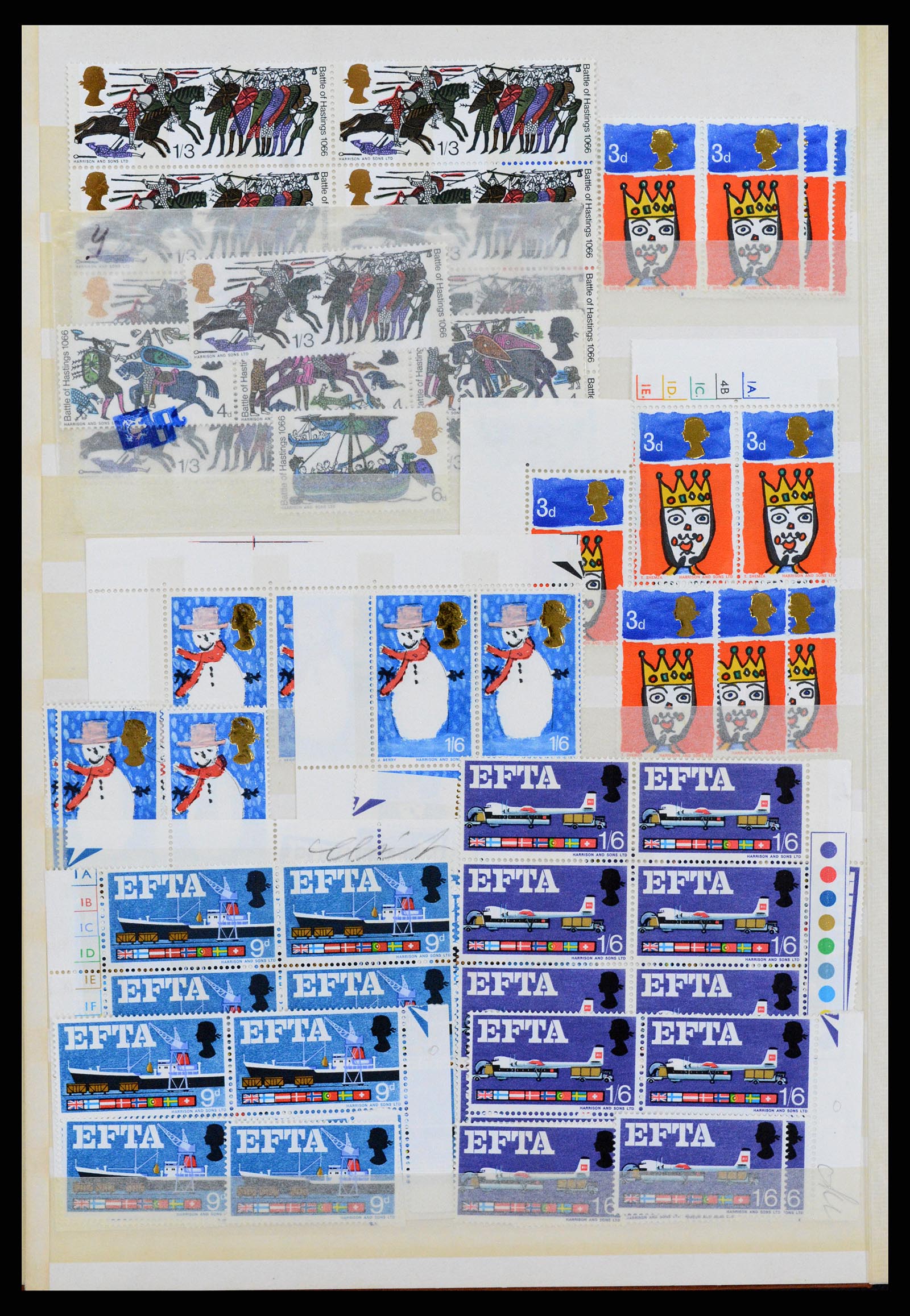38052 0006 - Postzegelverzameling 38052 Engeland postfris 1924-1993.