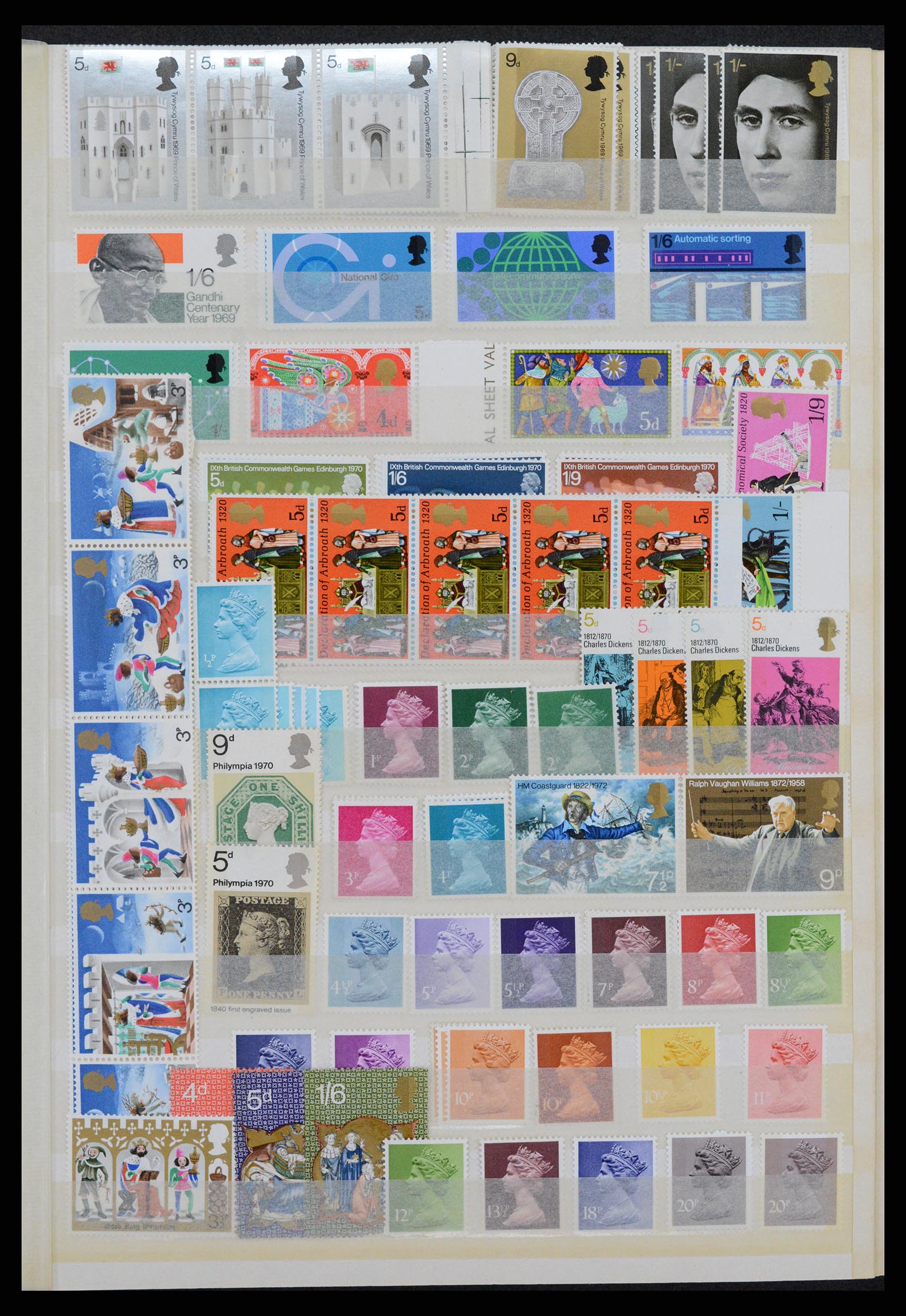 38052 0009 - Postzegelverzameling 38052 Engeland postfris 1924-1993.