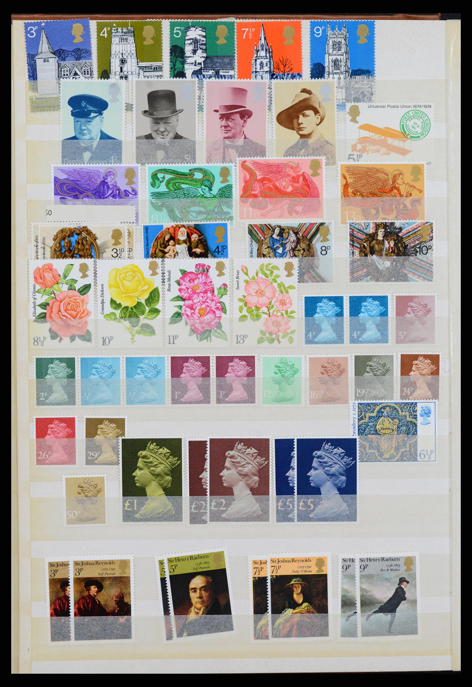 38052 0010 - Postzegelverzameling 38052 Engeland postfris 1924-1993.