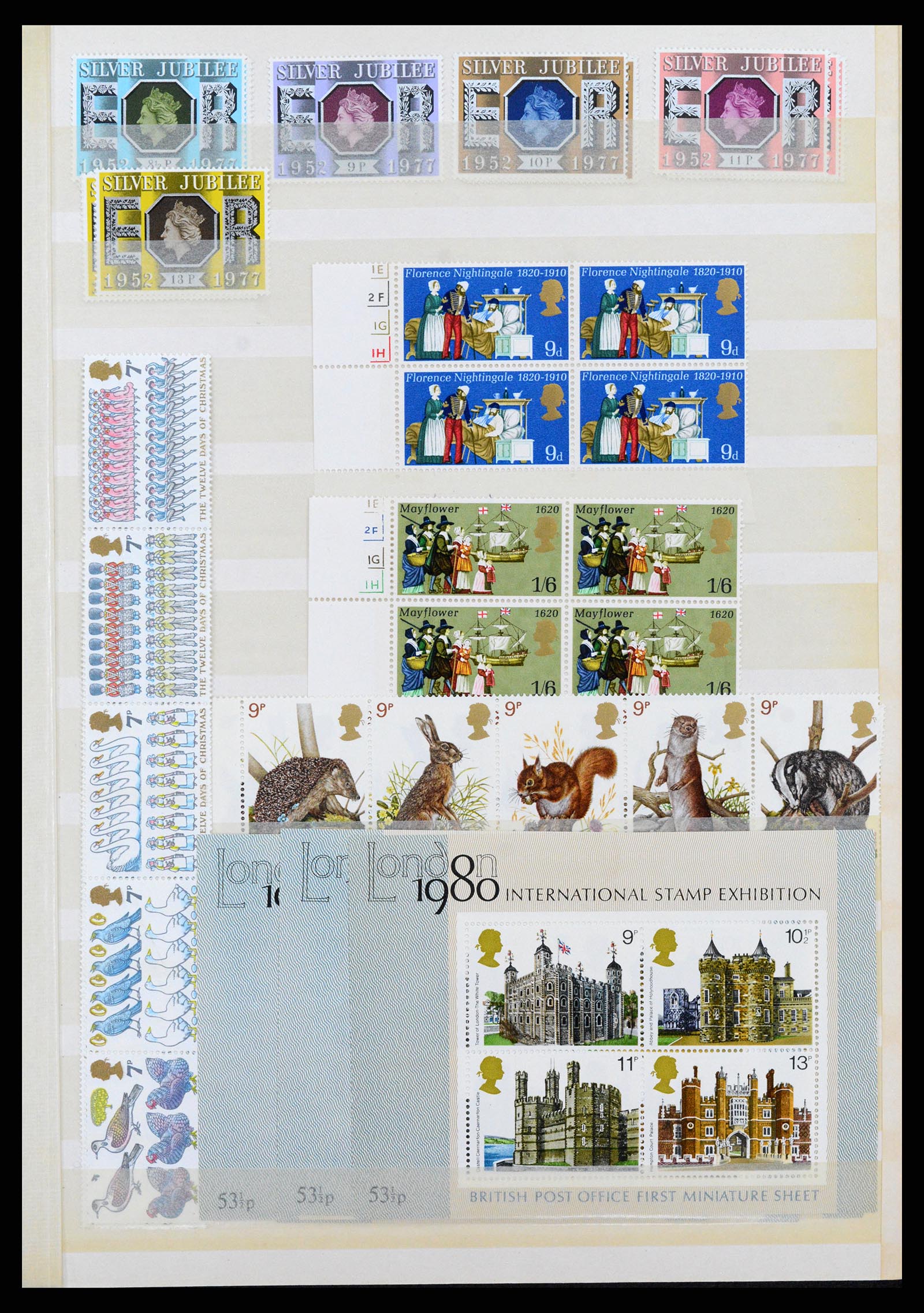 38052 0011 - Postzegelverzameling 38052 Engeland postfris 1924-1993.