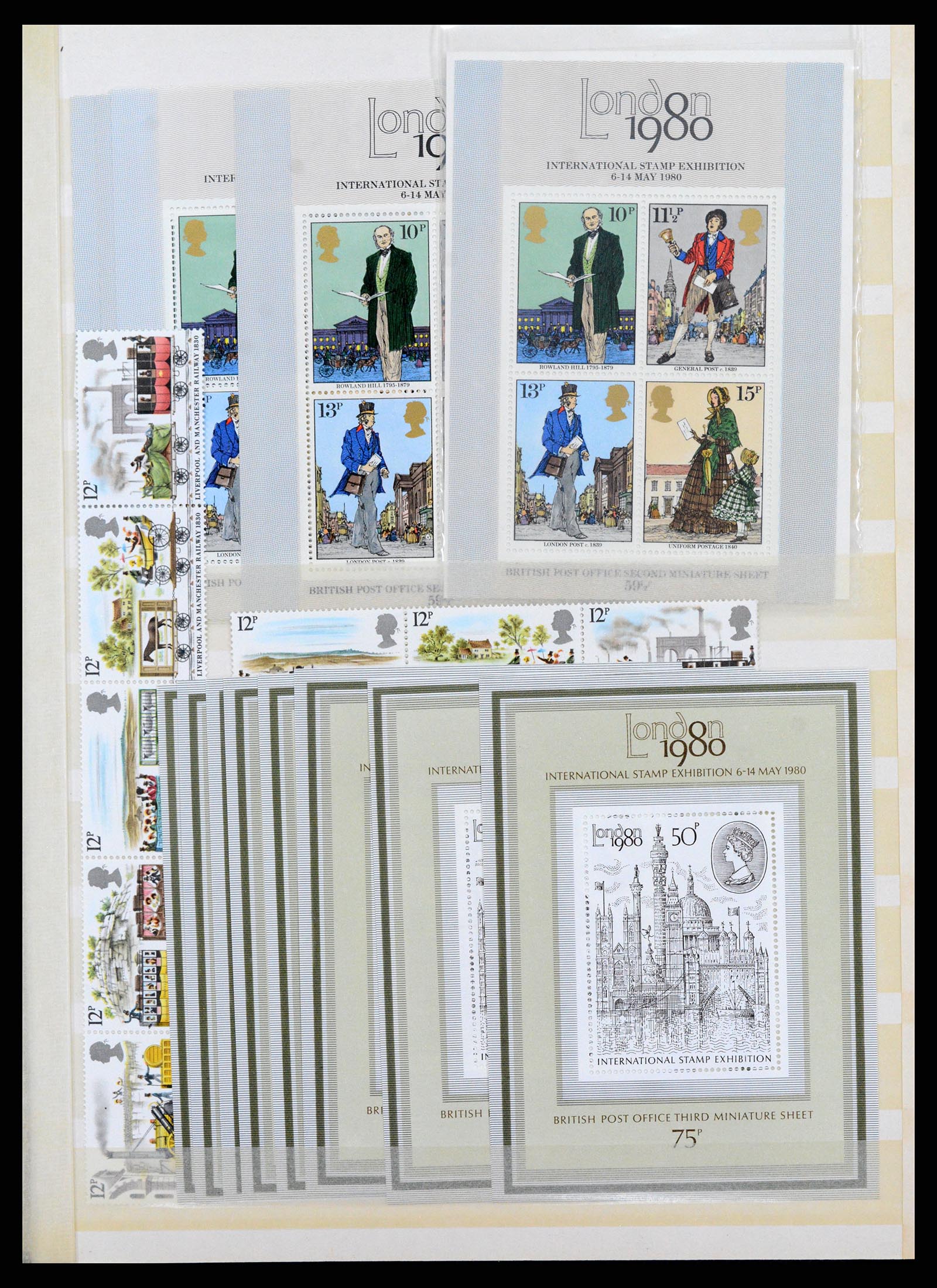 38052 0013 - Postzegelverzameling 38052 Engeland postfris 1924-1993.