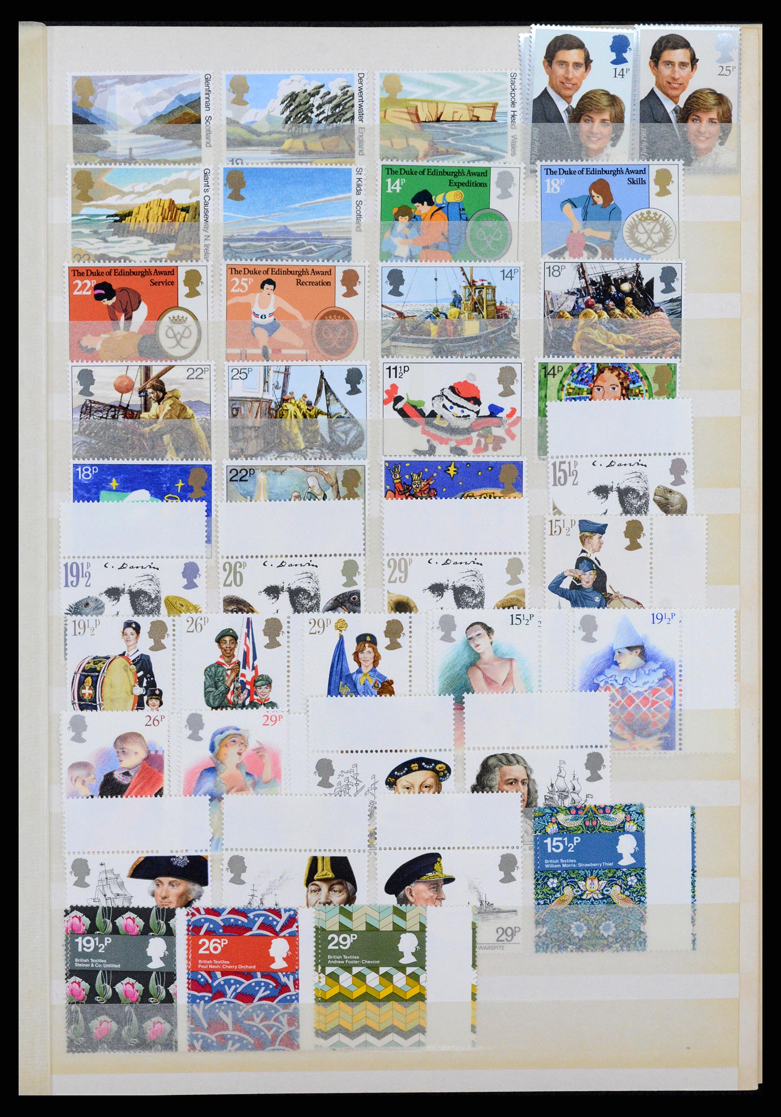 38052 0015 - Postzegelverzameling 38052 Engeland postfris 1924-1993.