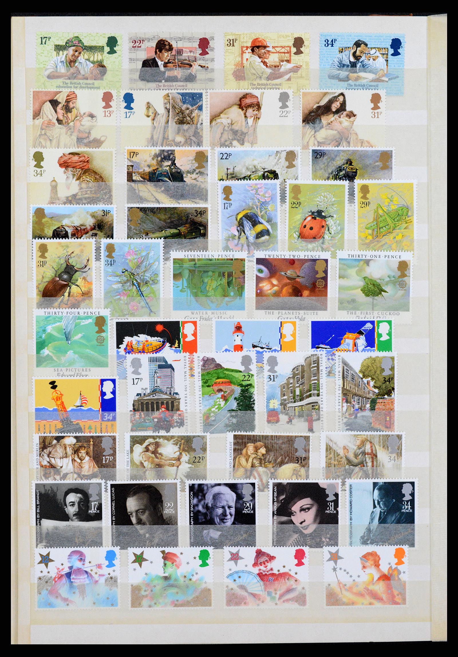 38052 0018 - Postzegelverzameling 38052 Engeland postfris 1924-1993.