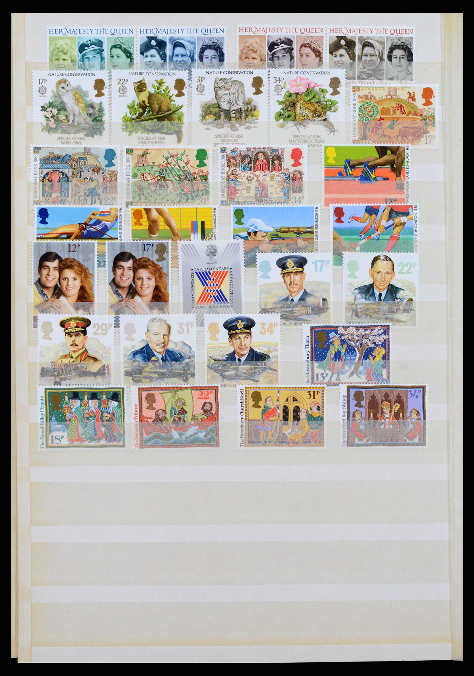 38052 0020 - Postzegelverzameling 38052 Engeland postfris 1924-1993.