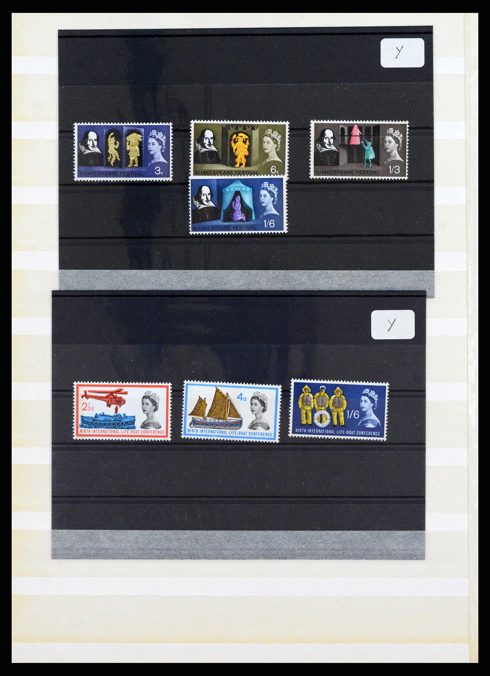 38052 0022 - Postzegelverzameling 38052 Engeland postfris 1924-1993.