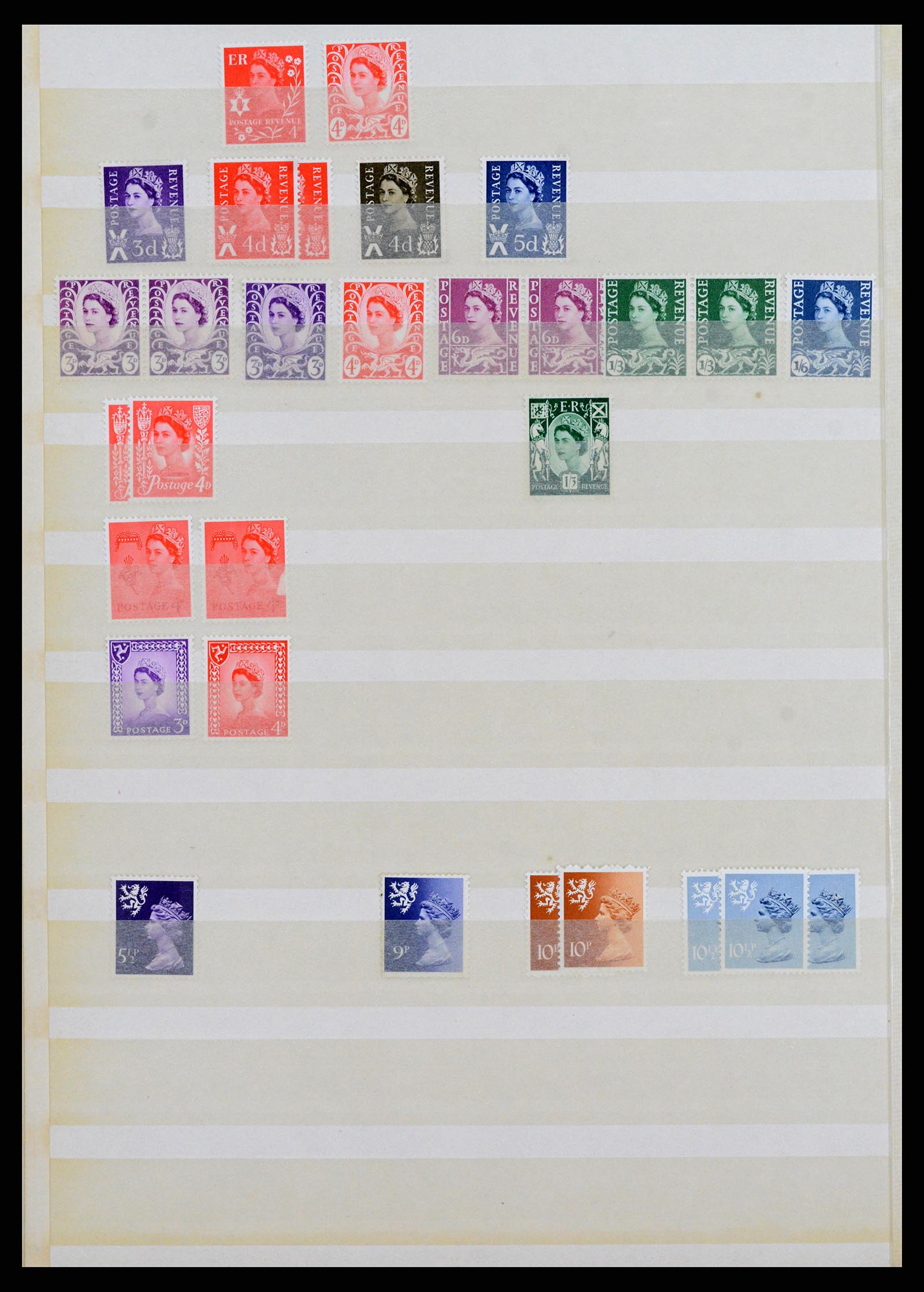 38052 0024 - Postzegelverzameling 38052 Engeland postfris 1924-1993.
