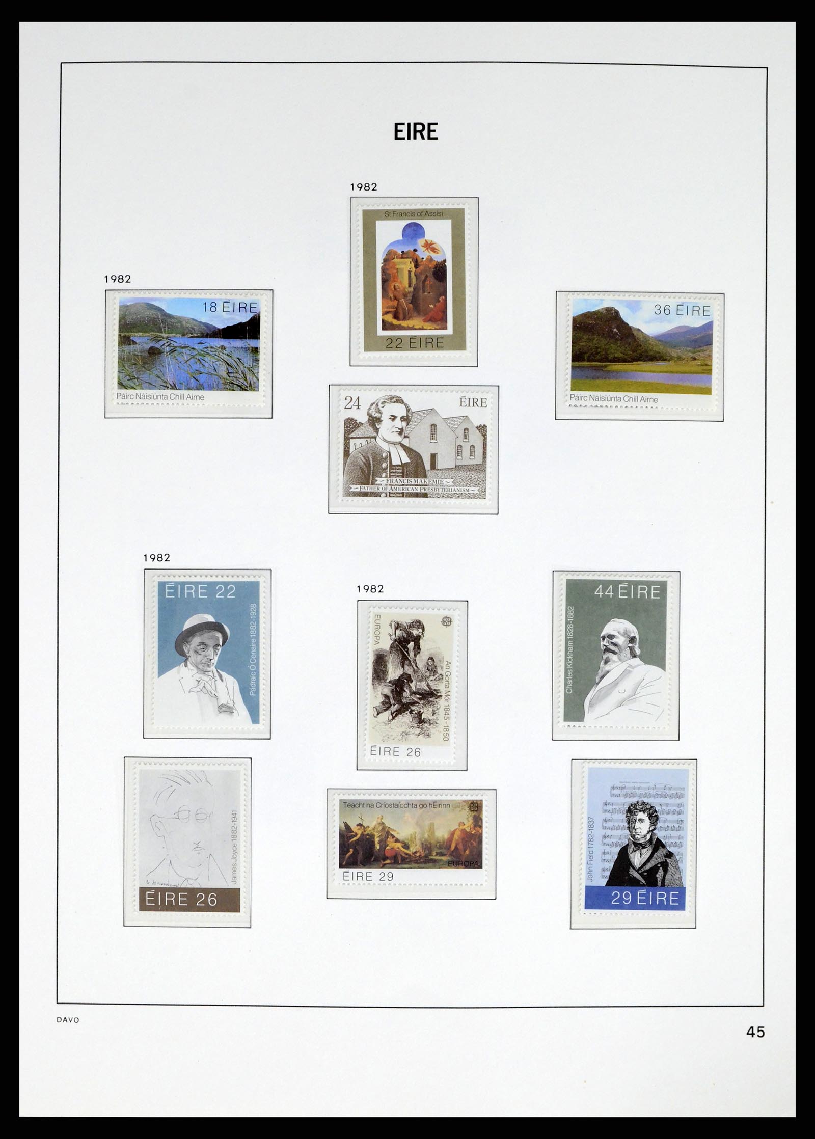 38055 0044 - Stamp collection 38055 Ireland 1922-1989.