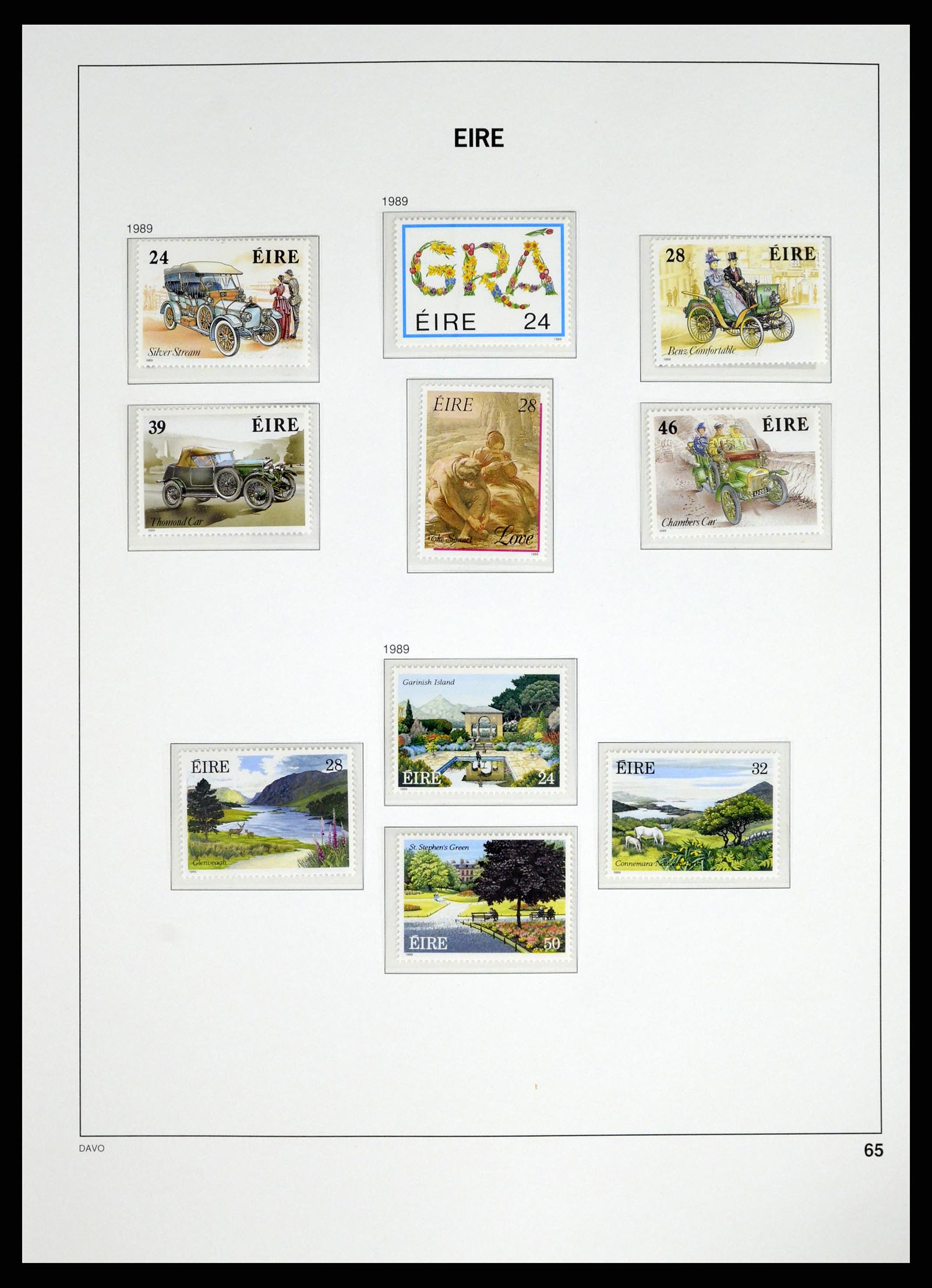 38055 0070 - Stamp collection 38055 Ireland 1922-1989.