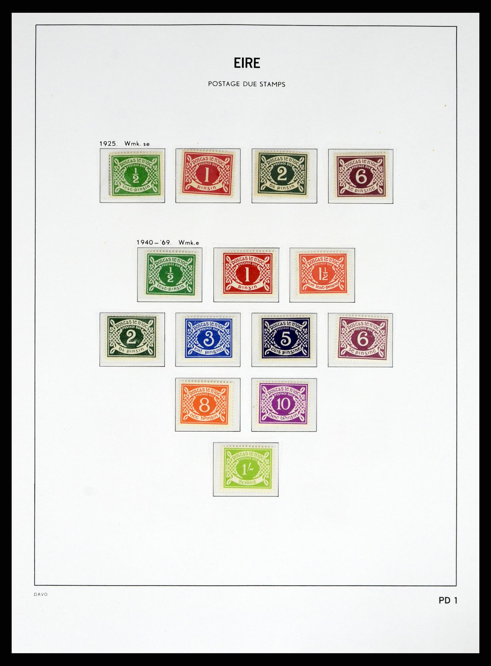 38055 0081 - Postzegelverzameling 38055 Ierland 1922-1989.