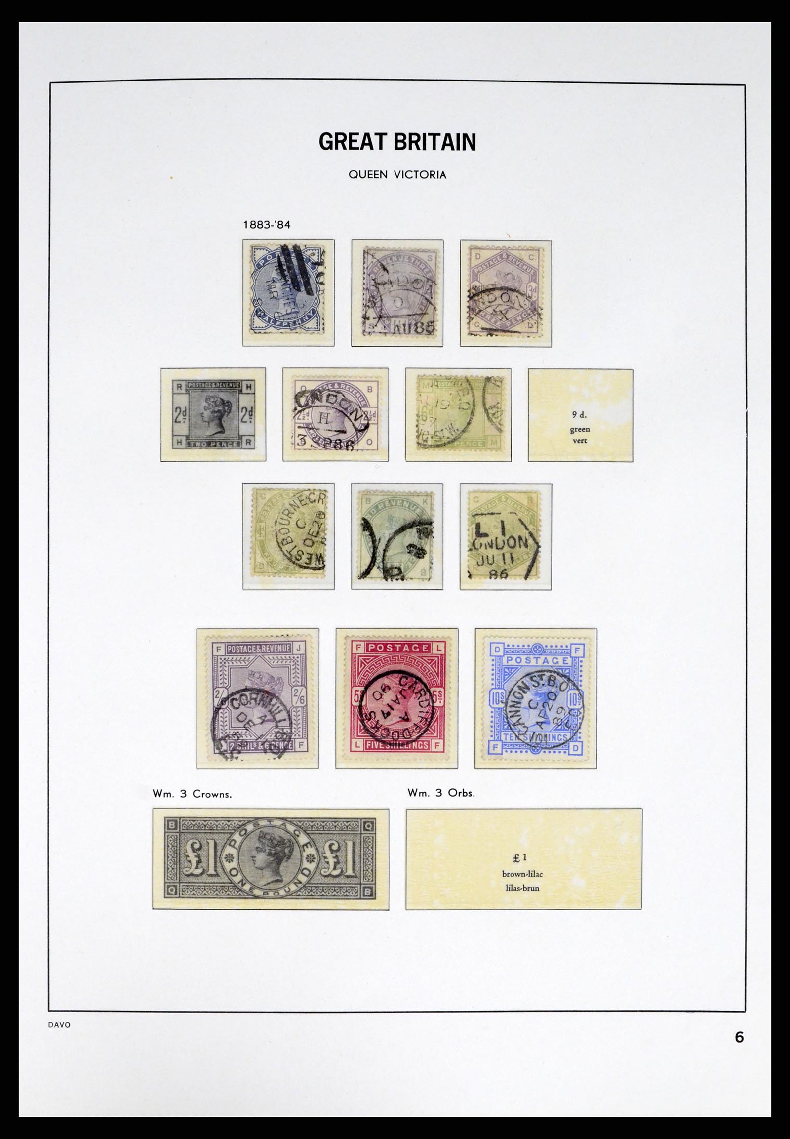 38060 0006 - Stamp collection 38060 Great Britain 1841-1970.