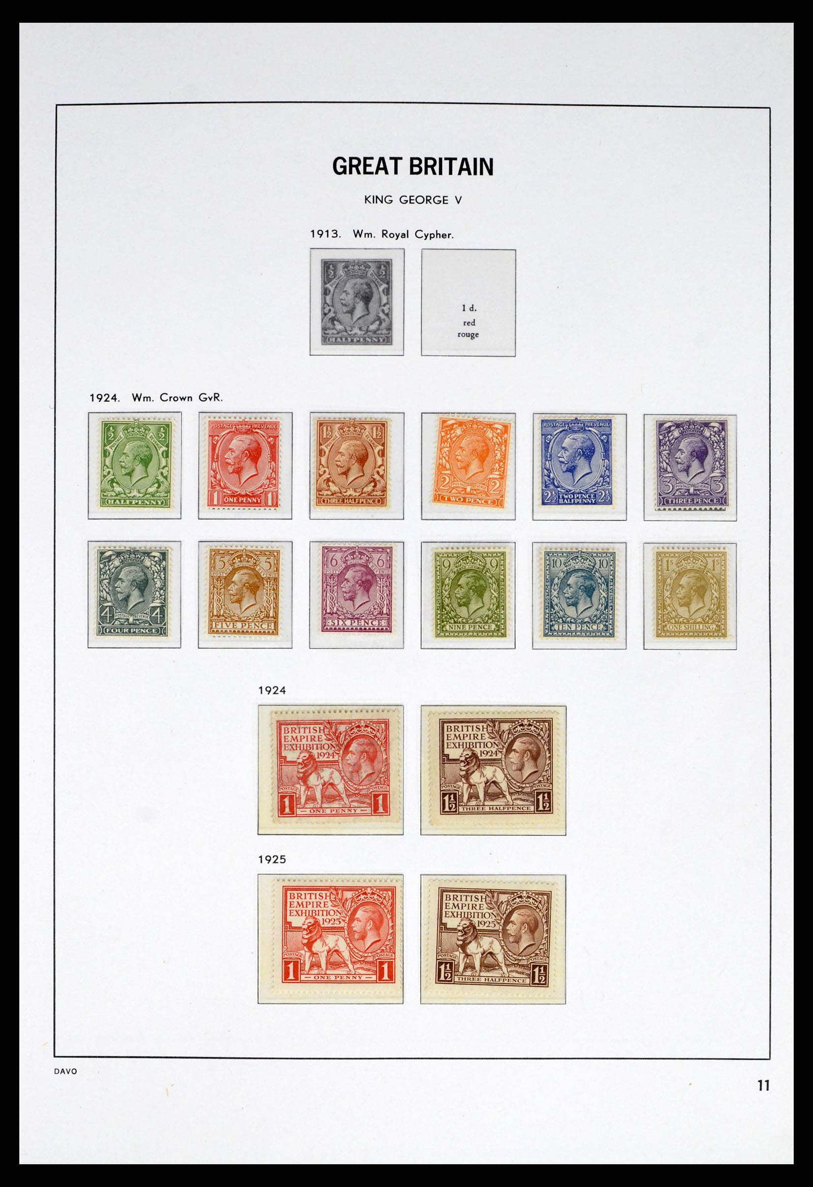 38060 0011 - Stamp collection 38060 Great Britain 1841-1970.