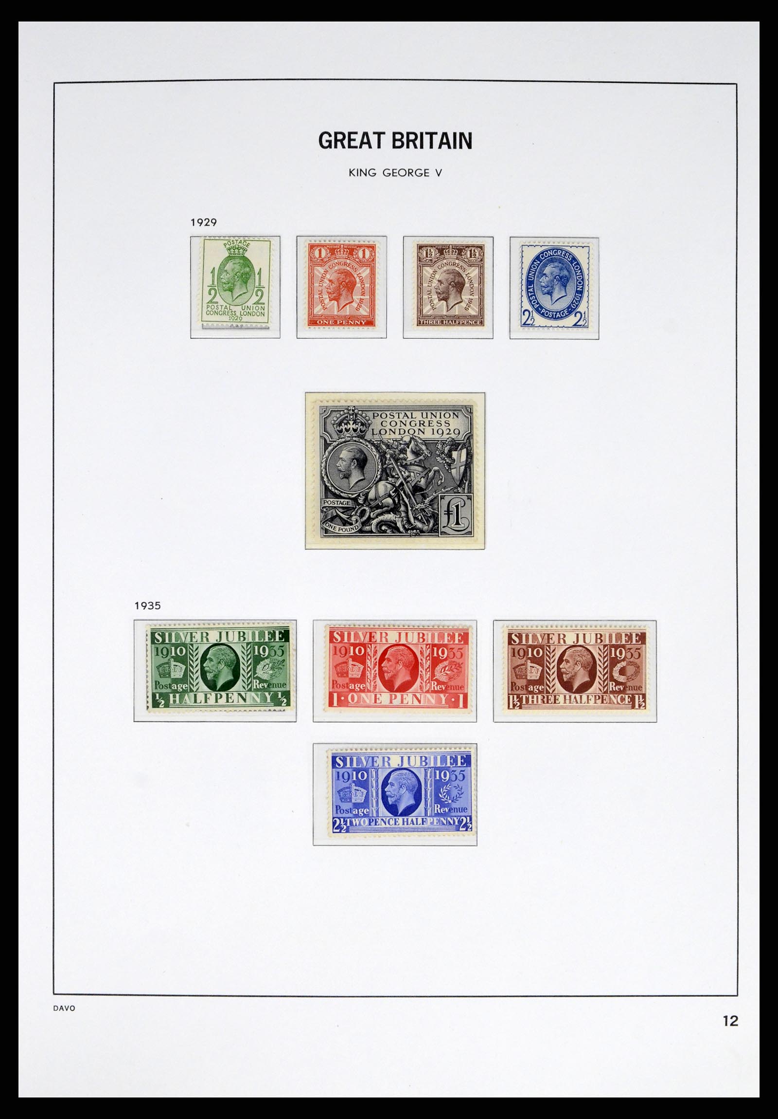 38060 0012 - Stamp collection 38060 Great Britain 1841-1970.