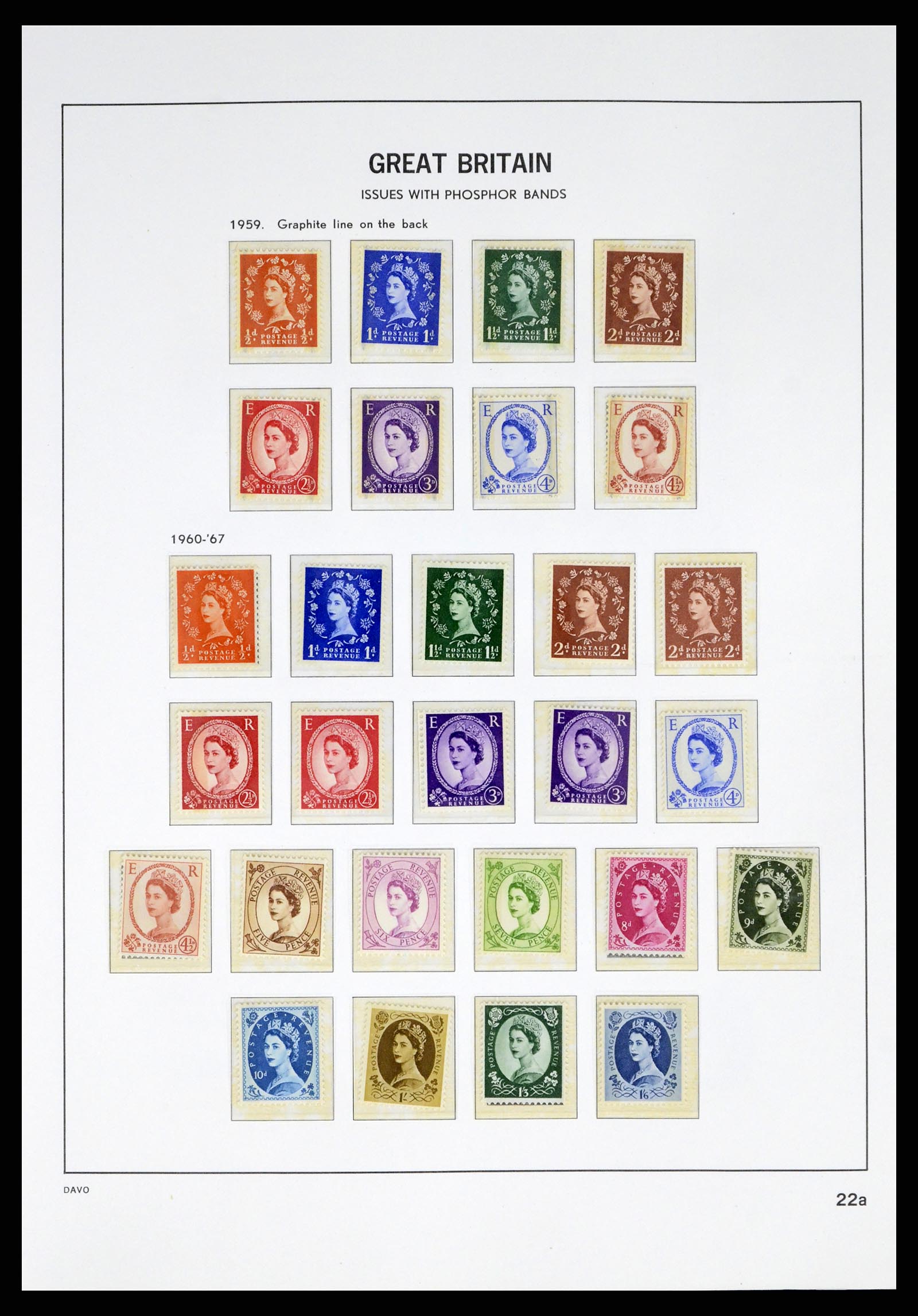 38060 0023 - Stamp collection 38060 Great Britain 1841-1970.