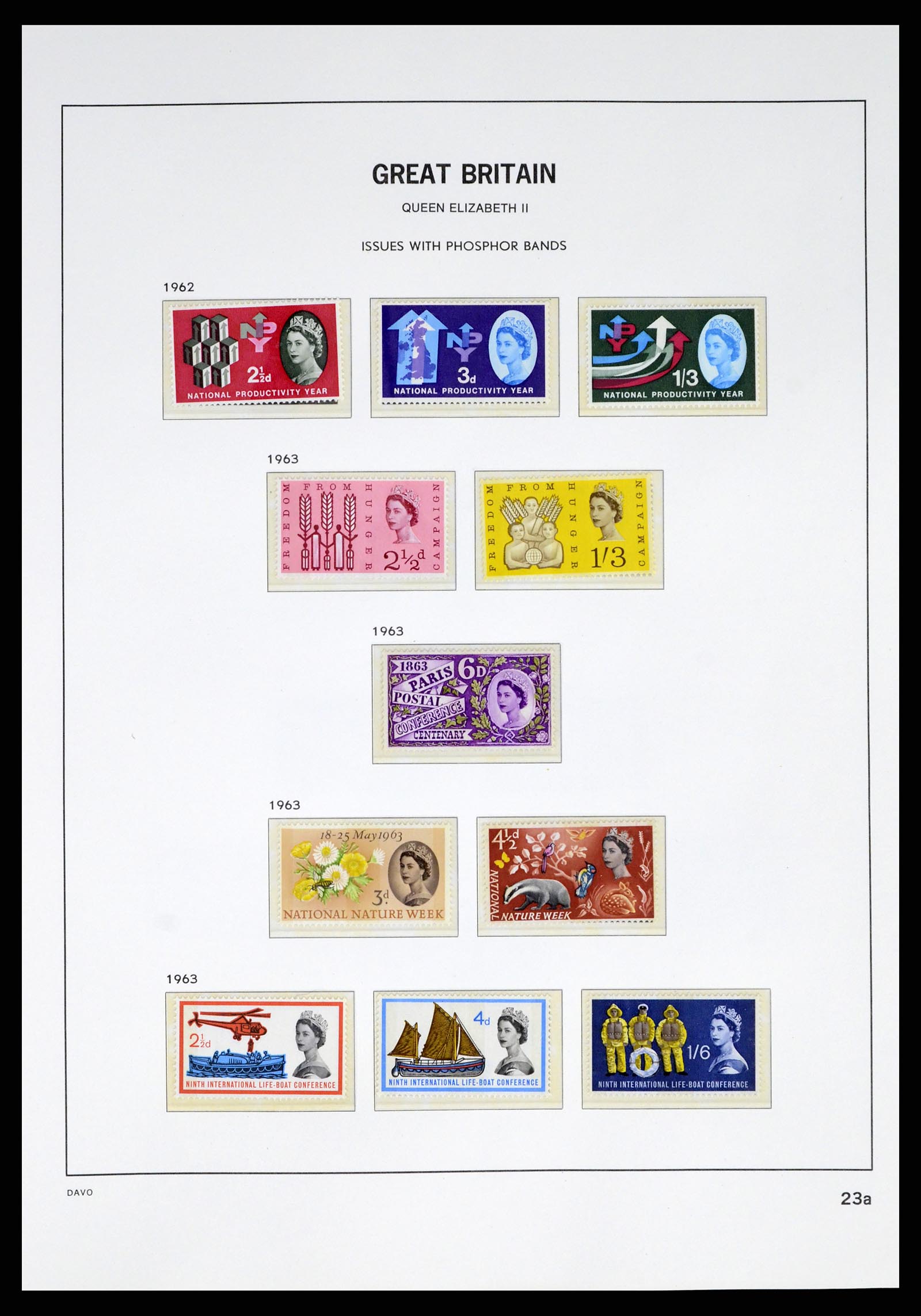 38060 0025 - Postzegelverzameling 38060 Engeland 1841-1970.