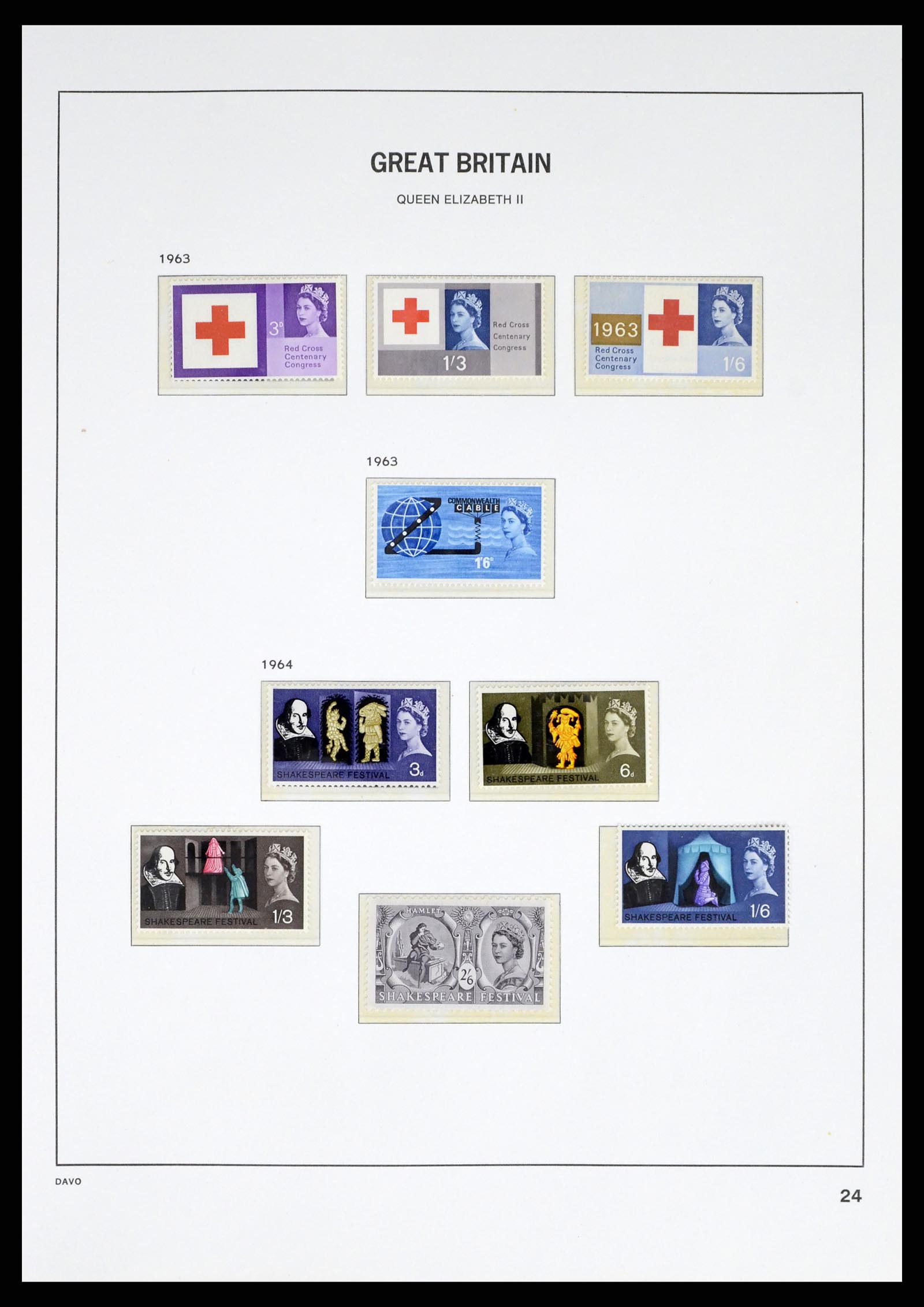 38060 0026 - Postzegelverzameling 38060 Engeland 1841-1970.