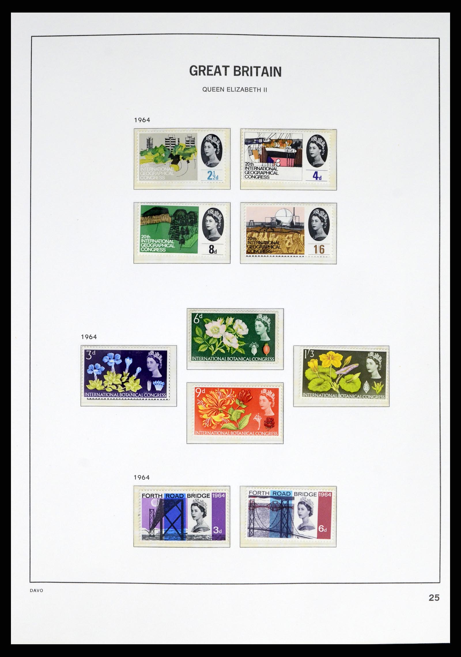 38060 0028 - Postzegelverzameling 38060 Engeland 1841-1970.
