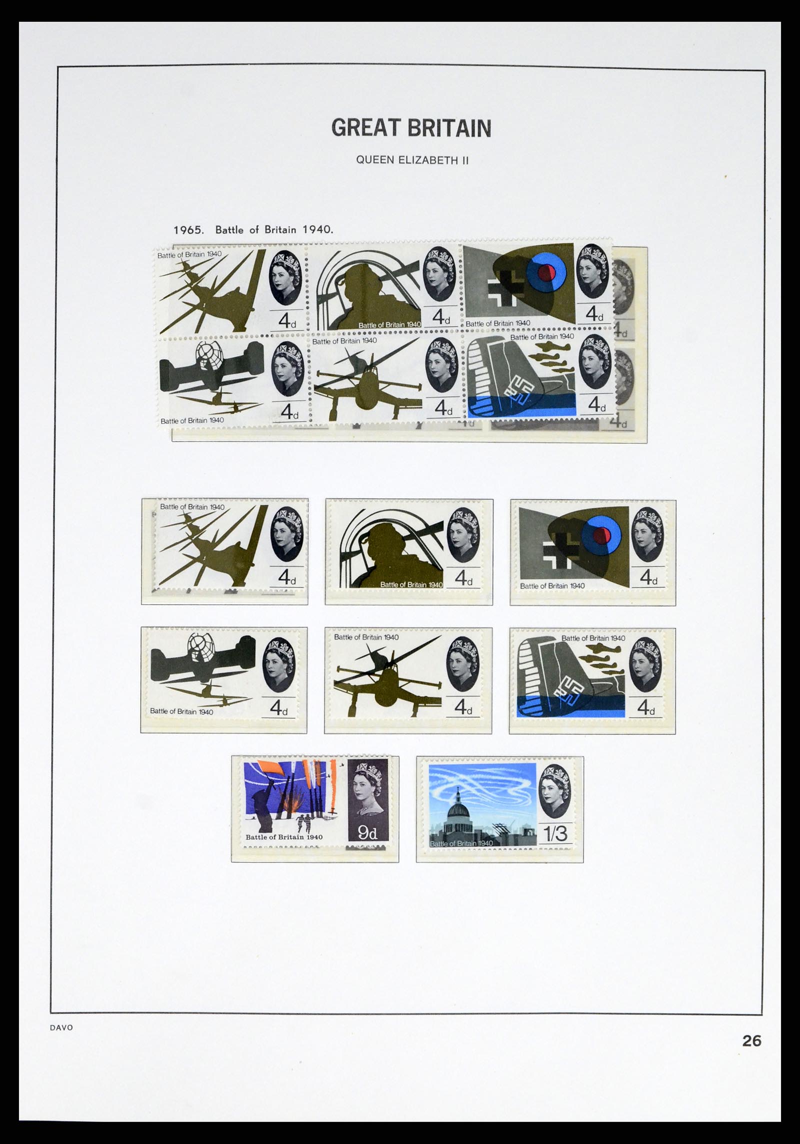 38060 0030 - Postzegelverzameling 38060 Engeland 1841-1970.