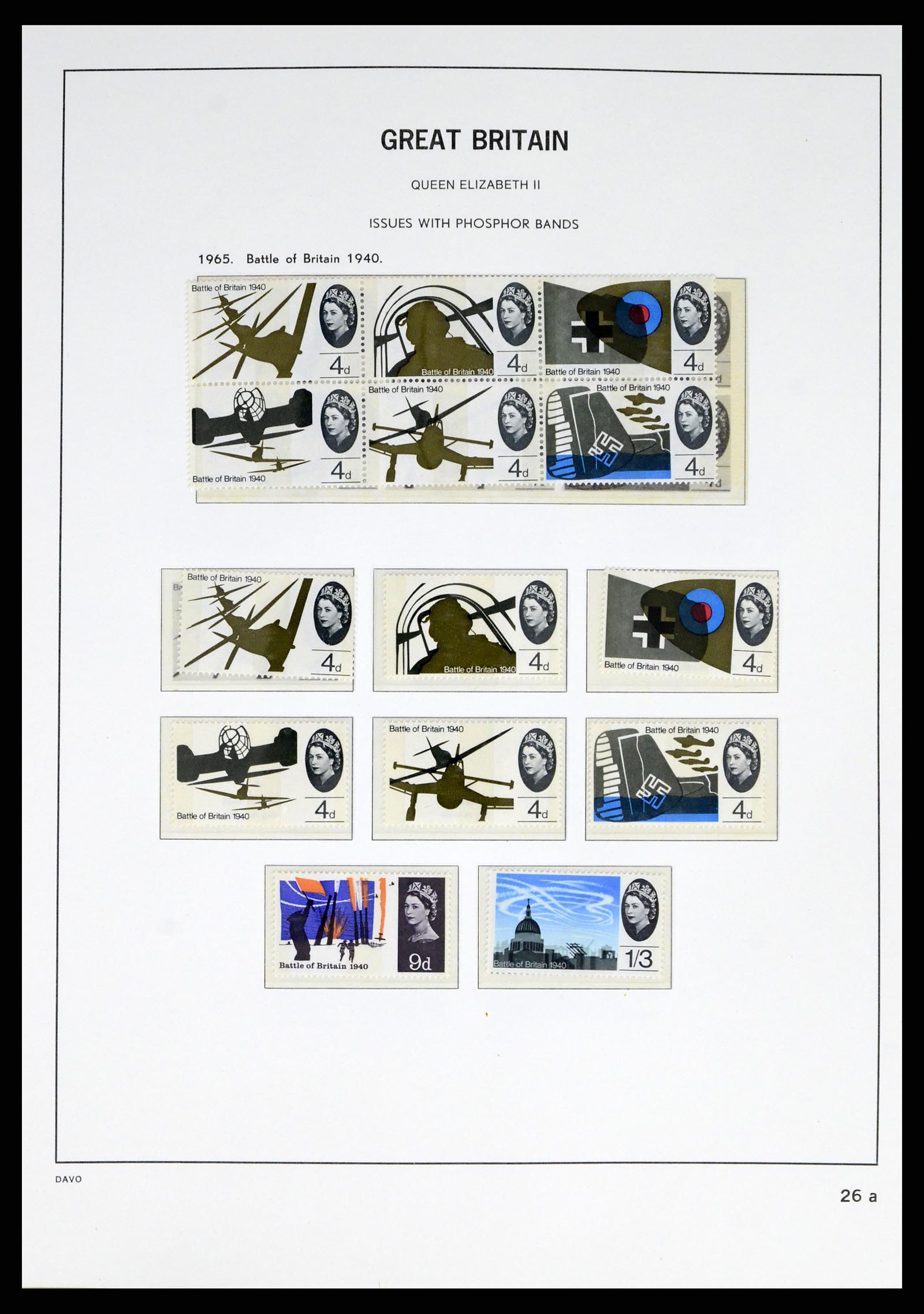 38060 0031 - Postzegelverzameling 38060 Engeland 1841-1970.