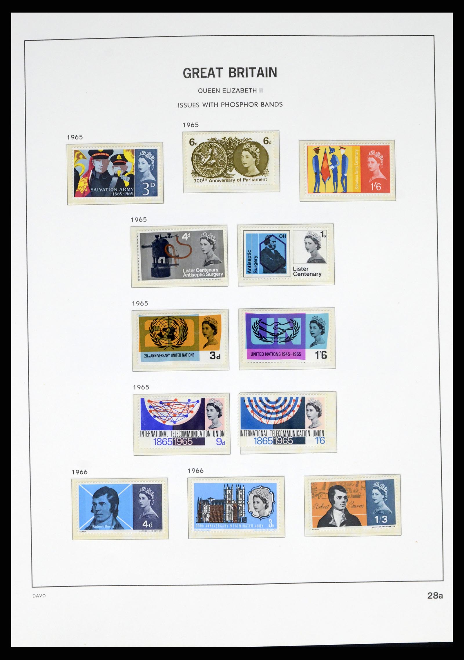 38060 0035 - Postzegelverzameling 38060 Engeland 1841-1970.