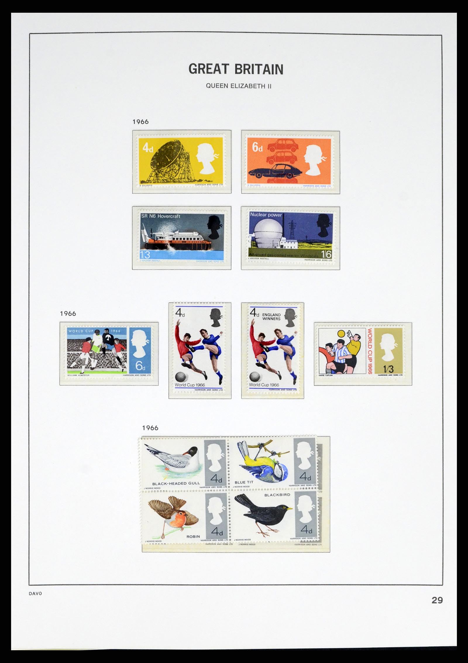 38060 0036 - Postzegelverzameling 38060 Engeland 1841-1970.