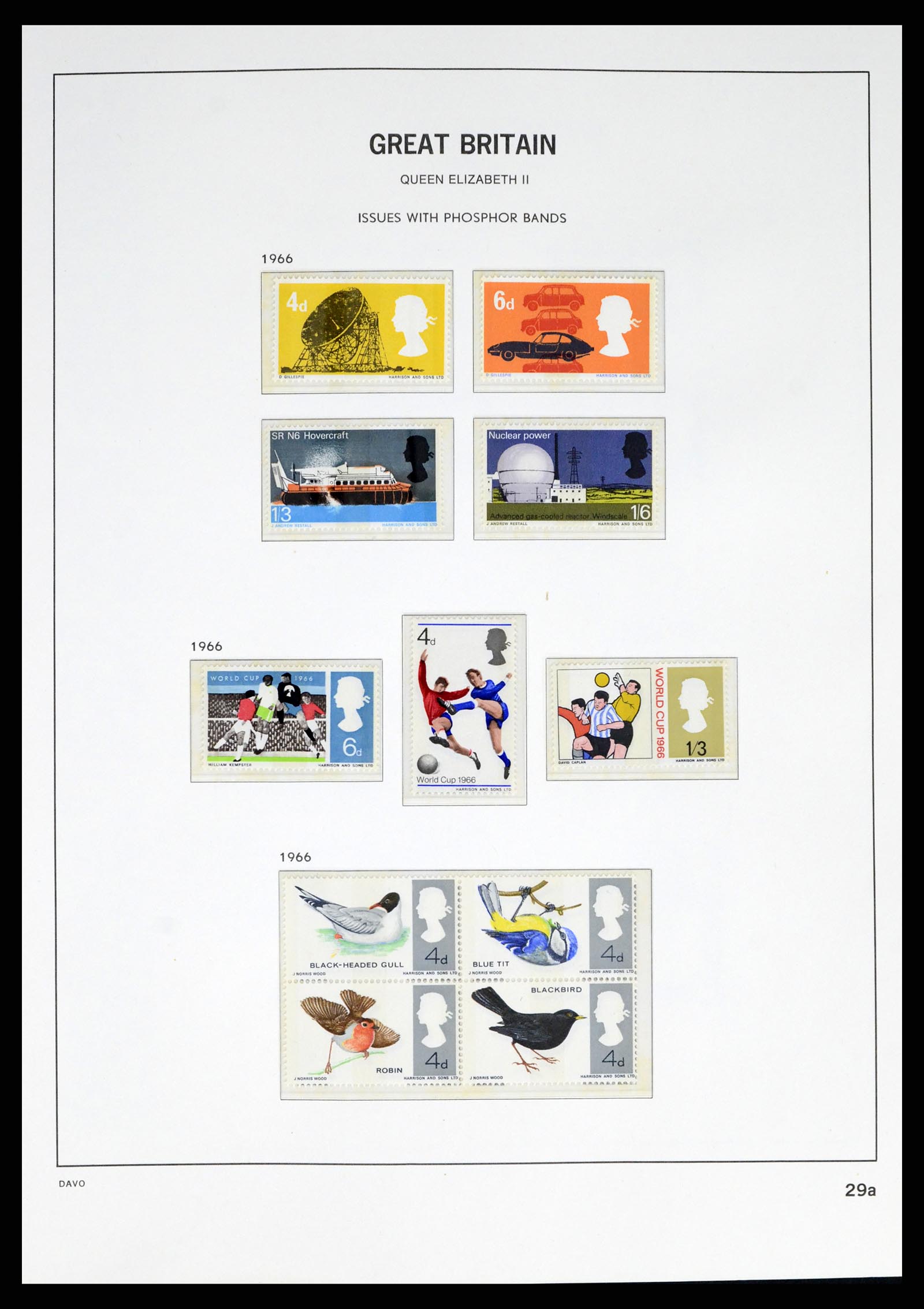 38060 0037 - Postzegelverzameling 38060 Engeland 1841-1970.