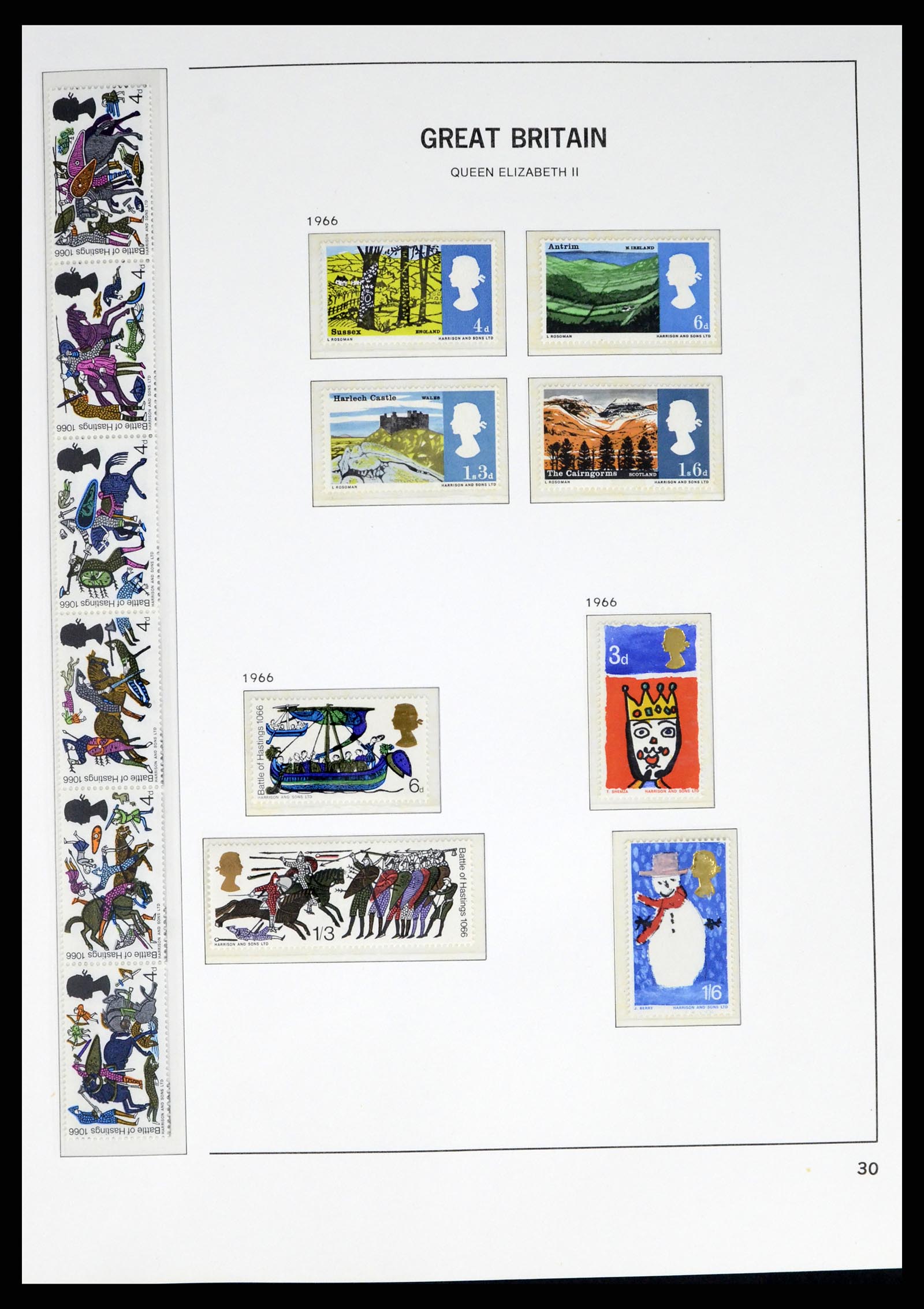 38060 0038 - Stamp collection 38060 Great Britain 1841-1970.